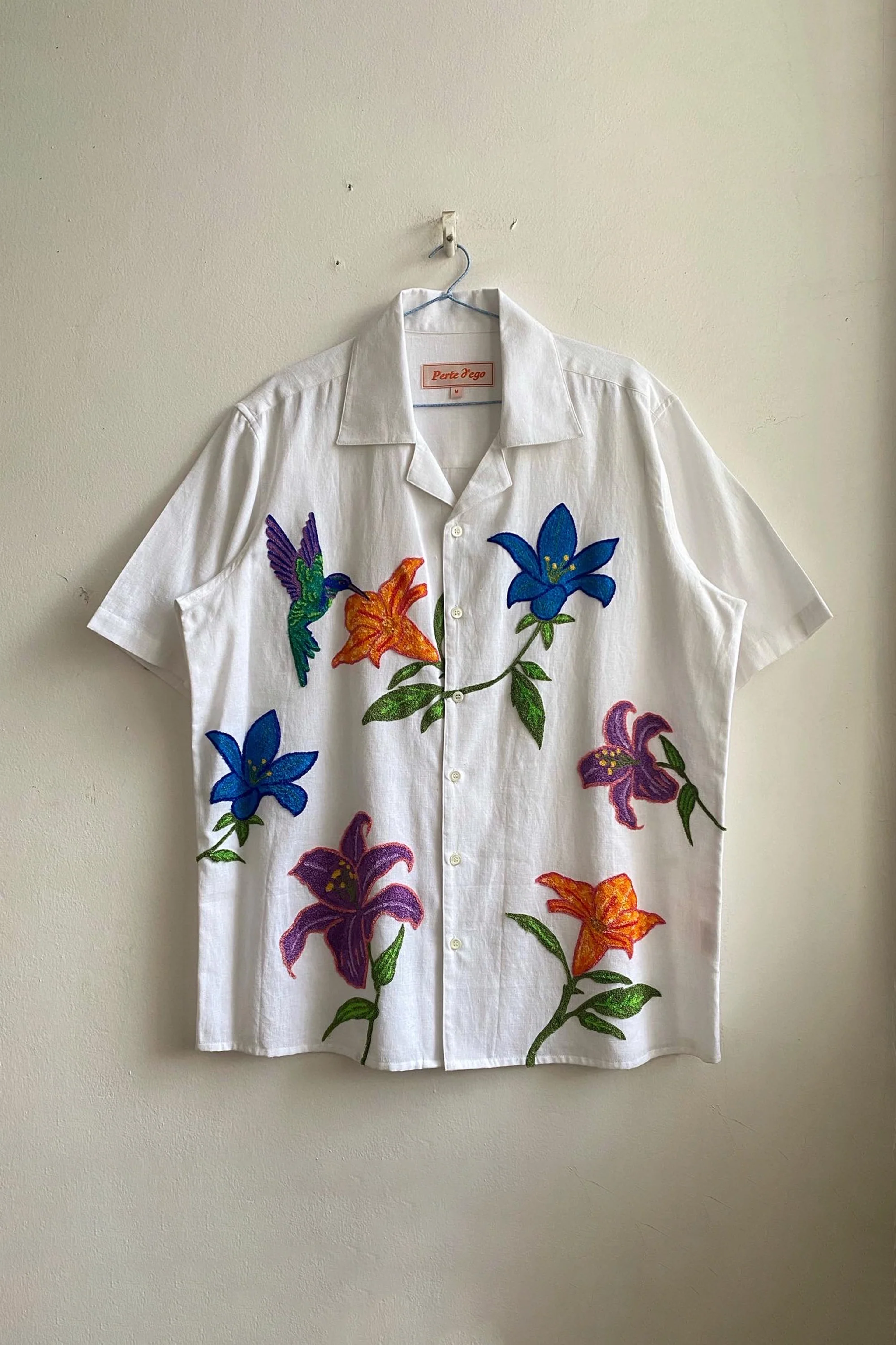 Hummingbird embroidered shirt – PERTE D'EGO