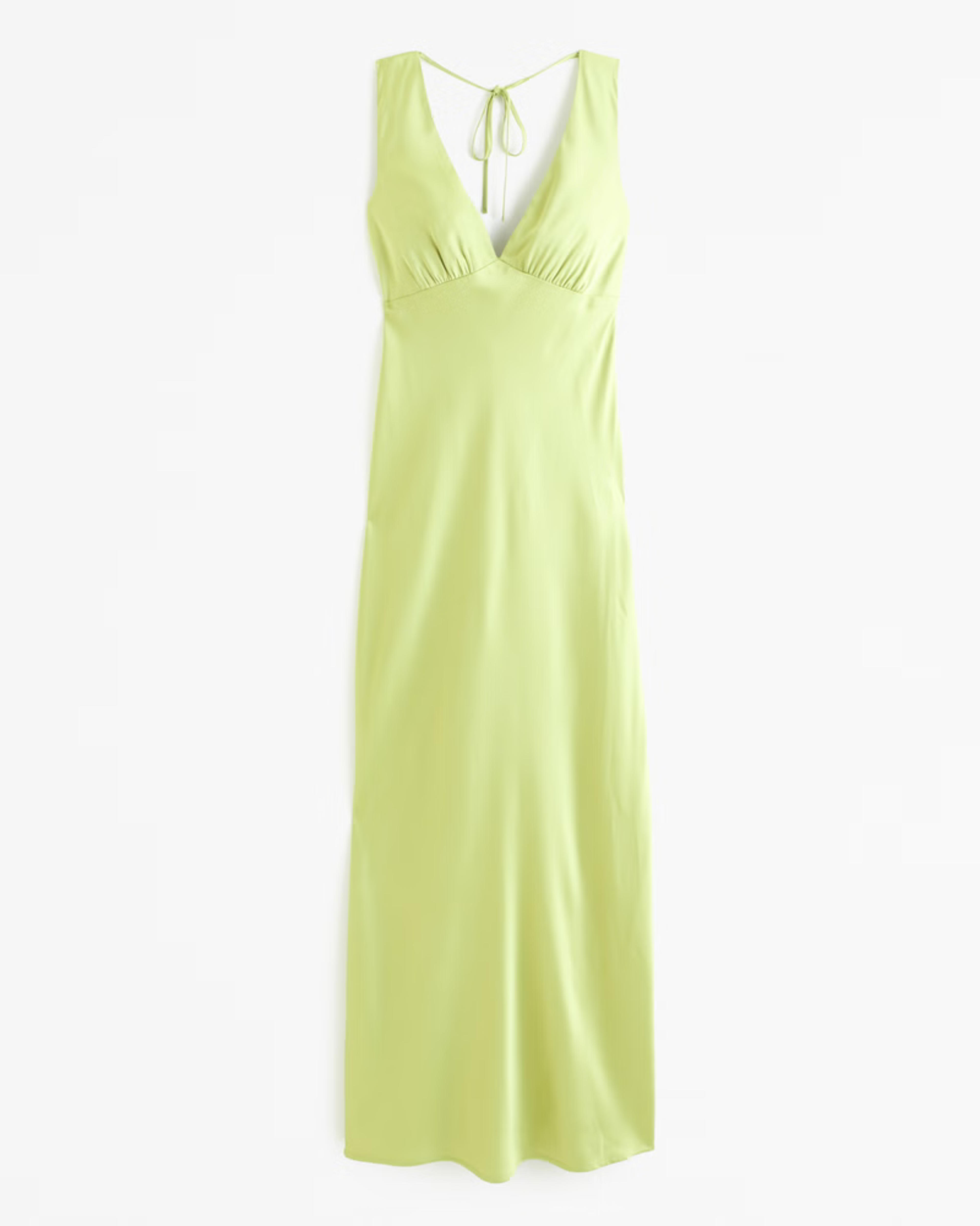 Women's Plunge Cowl Back Maxi Dress | Women's Dresses & Jumpsuits | Abercrombie.com