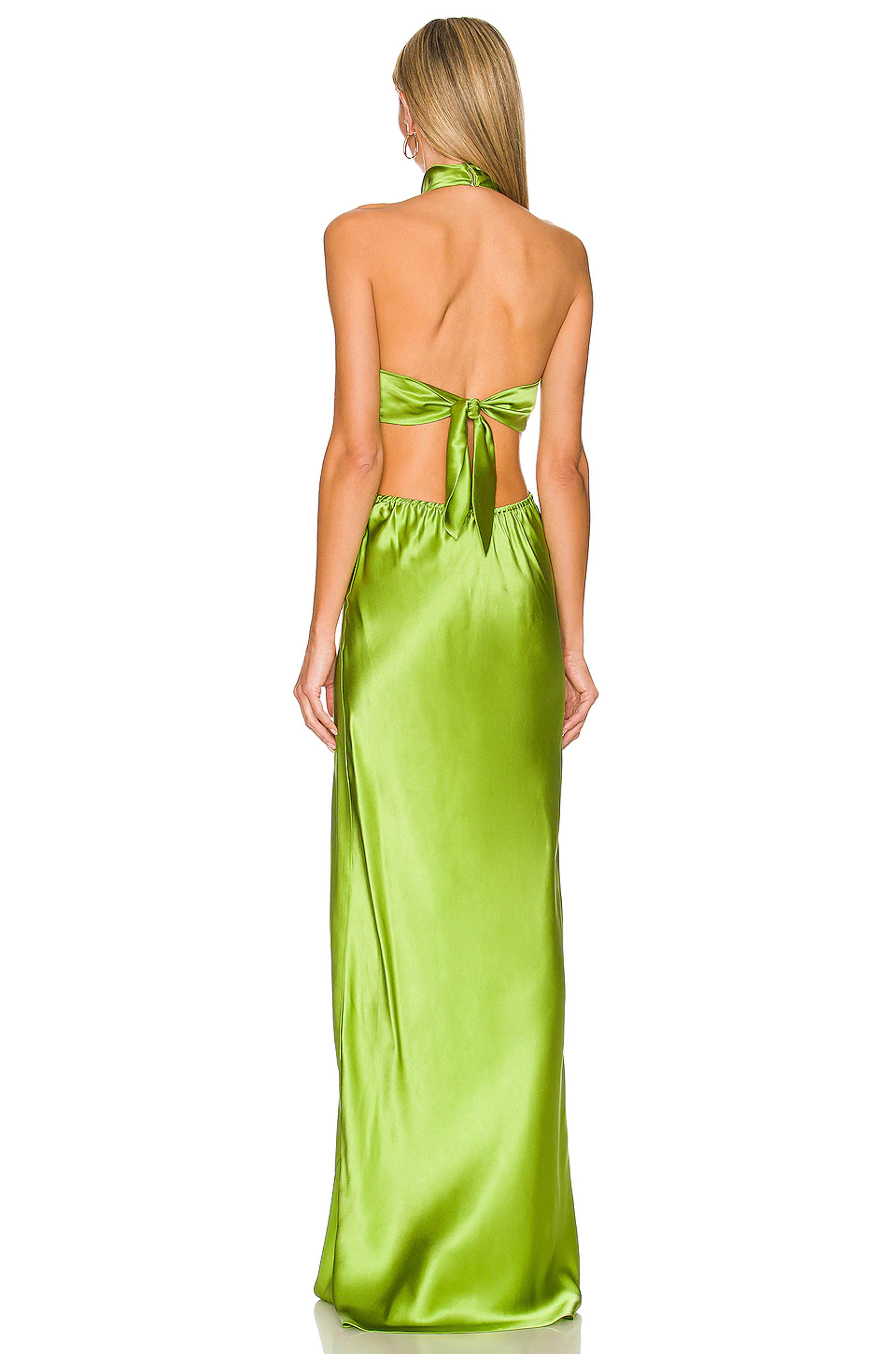 Amanda Uprichard x REVOLVE Kaye Maxi Dress in Aloe | REVOLVE