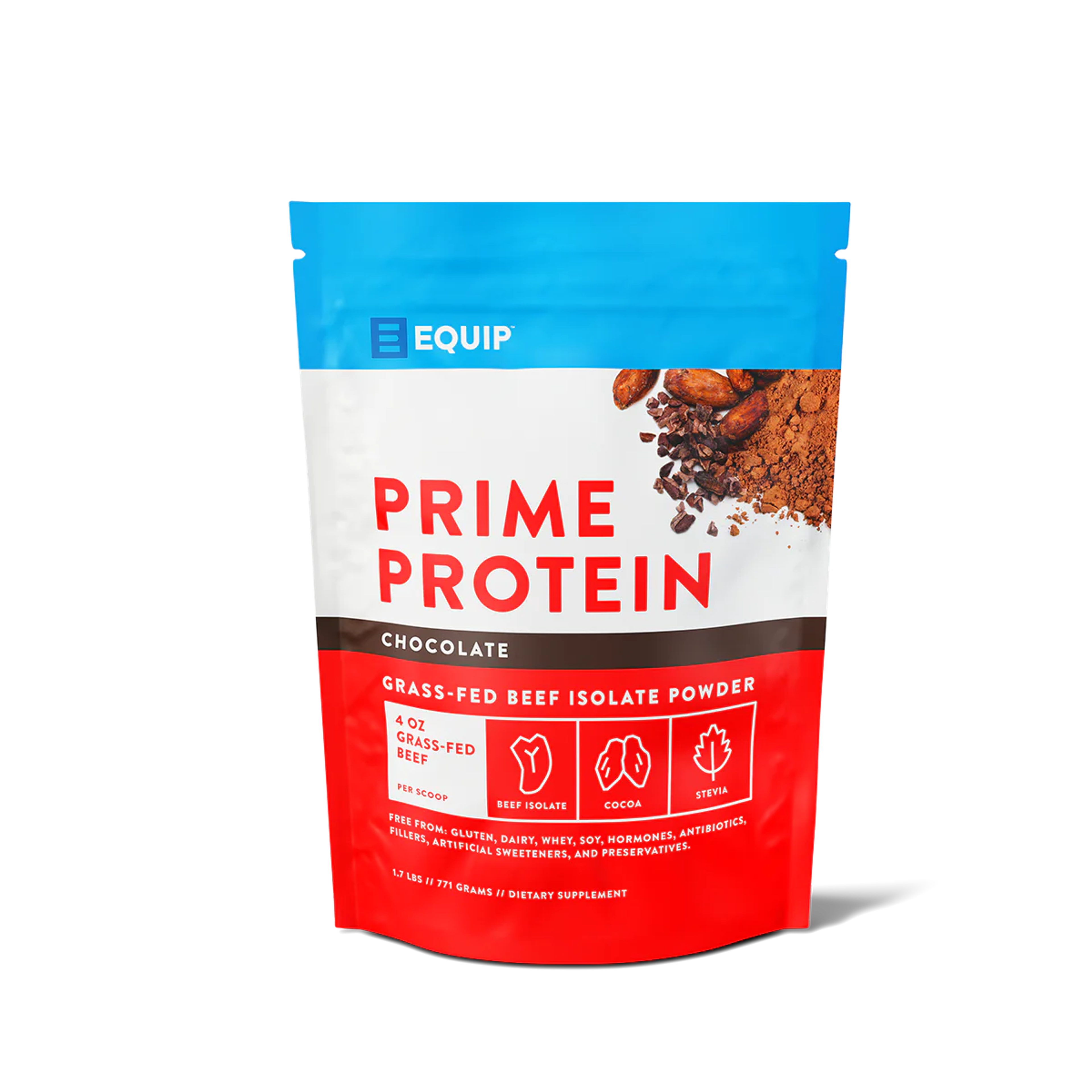 Prime Protein Grass-Fed Beef Isolate Protein Powder - Chocolate & Vanilla – Equip