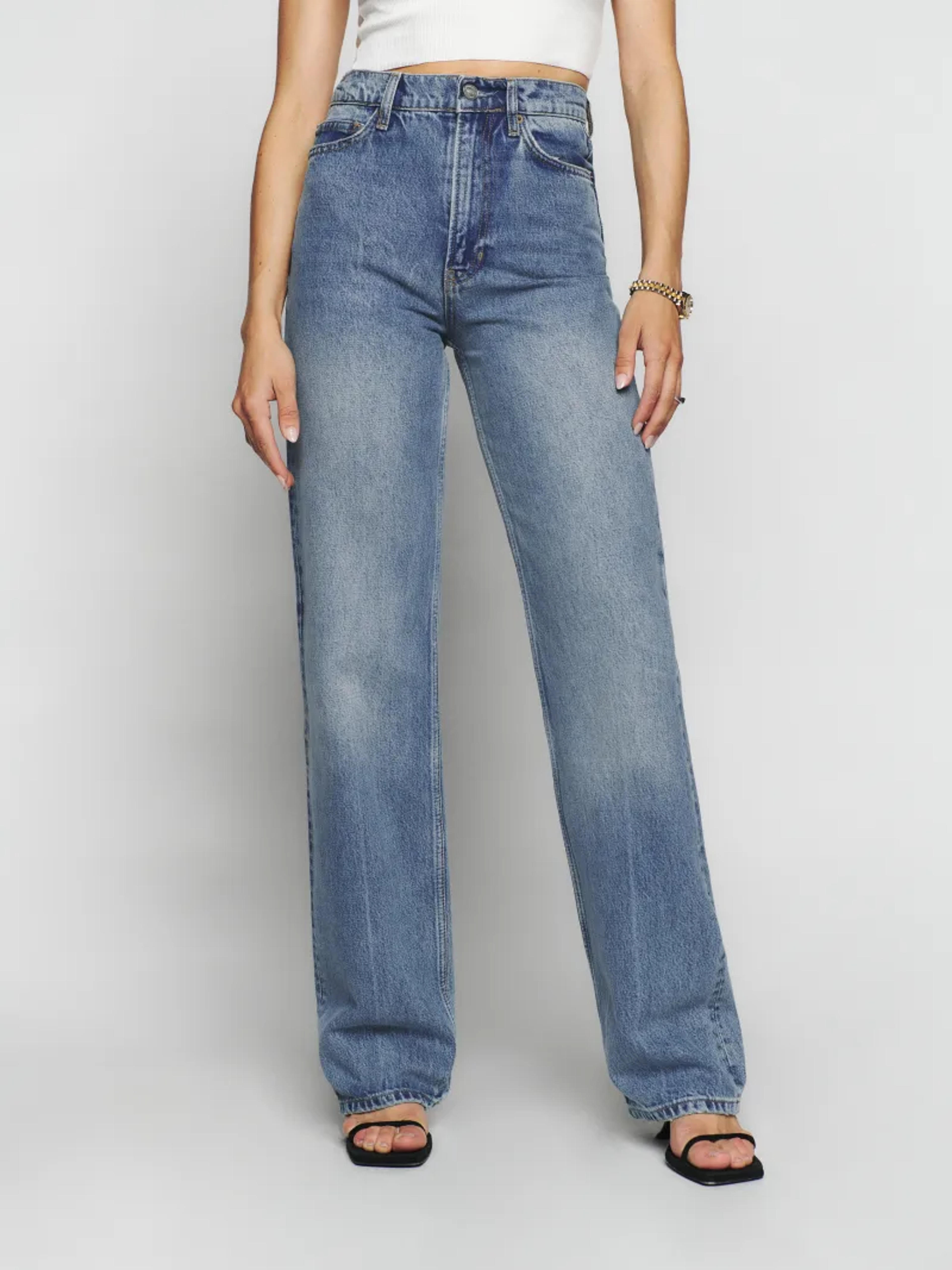 Wilder High Rise Wide Leg Jeans - Sustainable Denim | Reformation