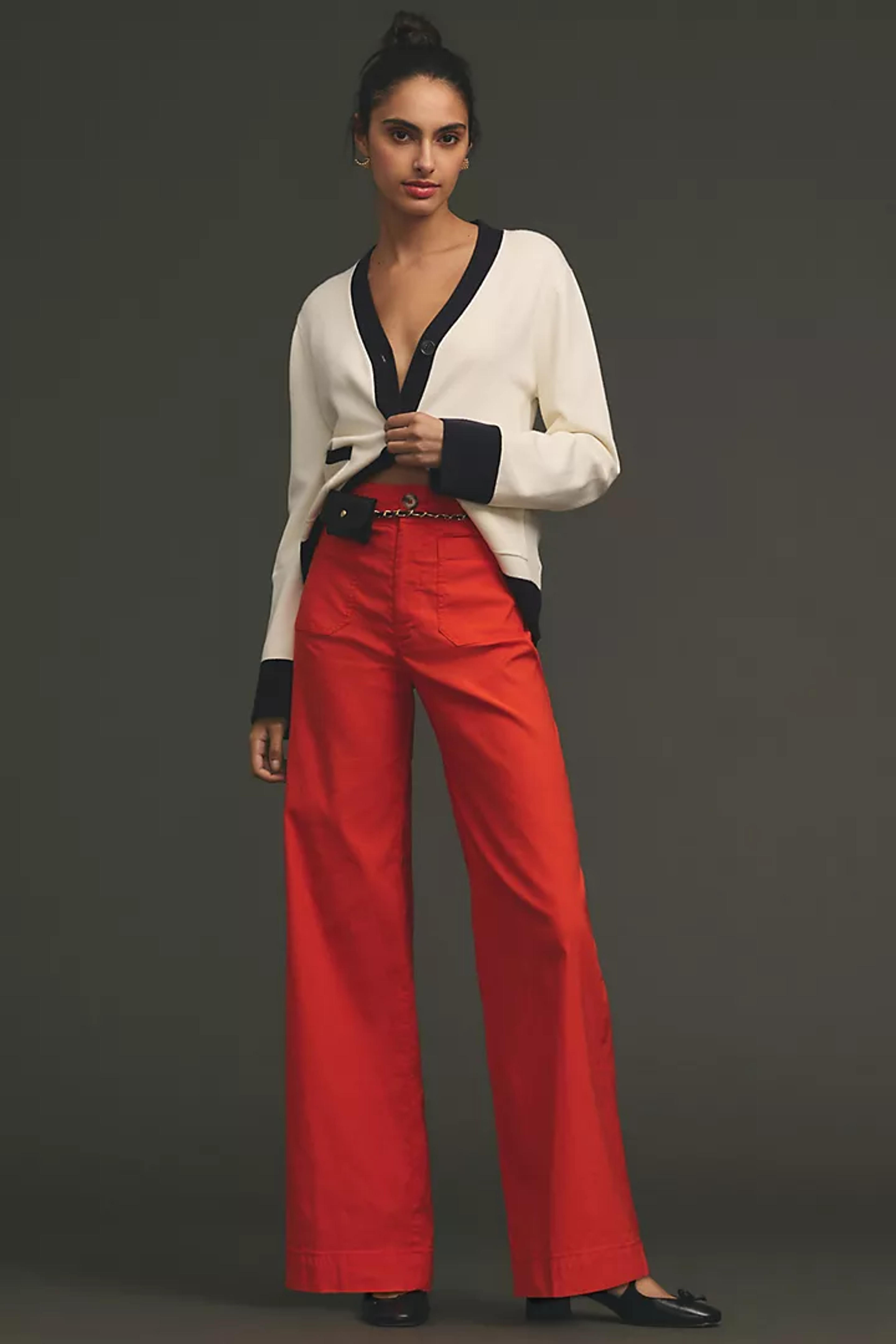 The Colette Full-Length Wide-Leg Pants by Maeve | Anthropologie