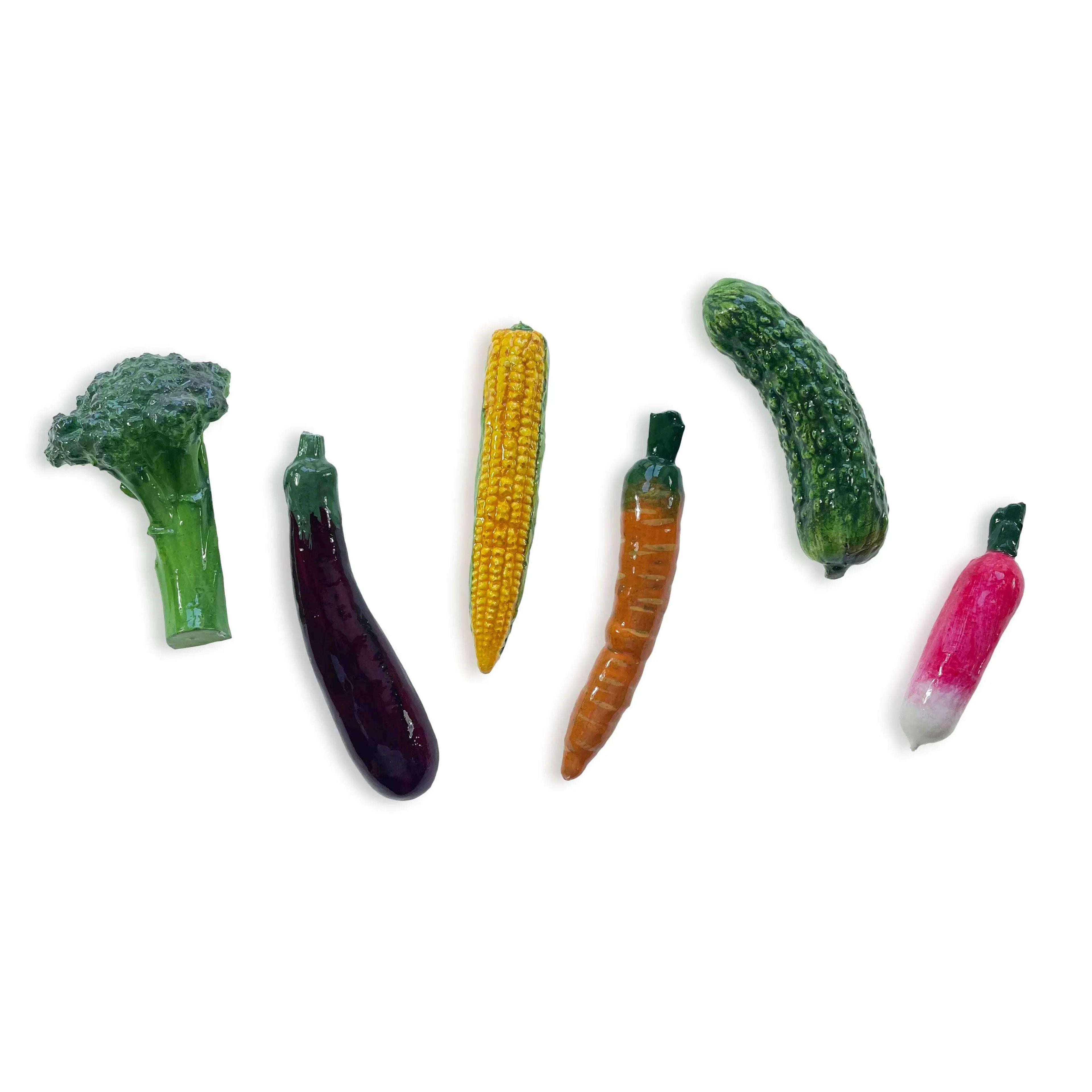 Hand Painted Mini Vegetables | Maison Flâneur