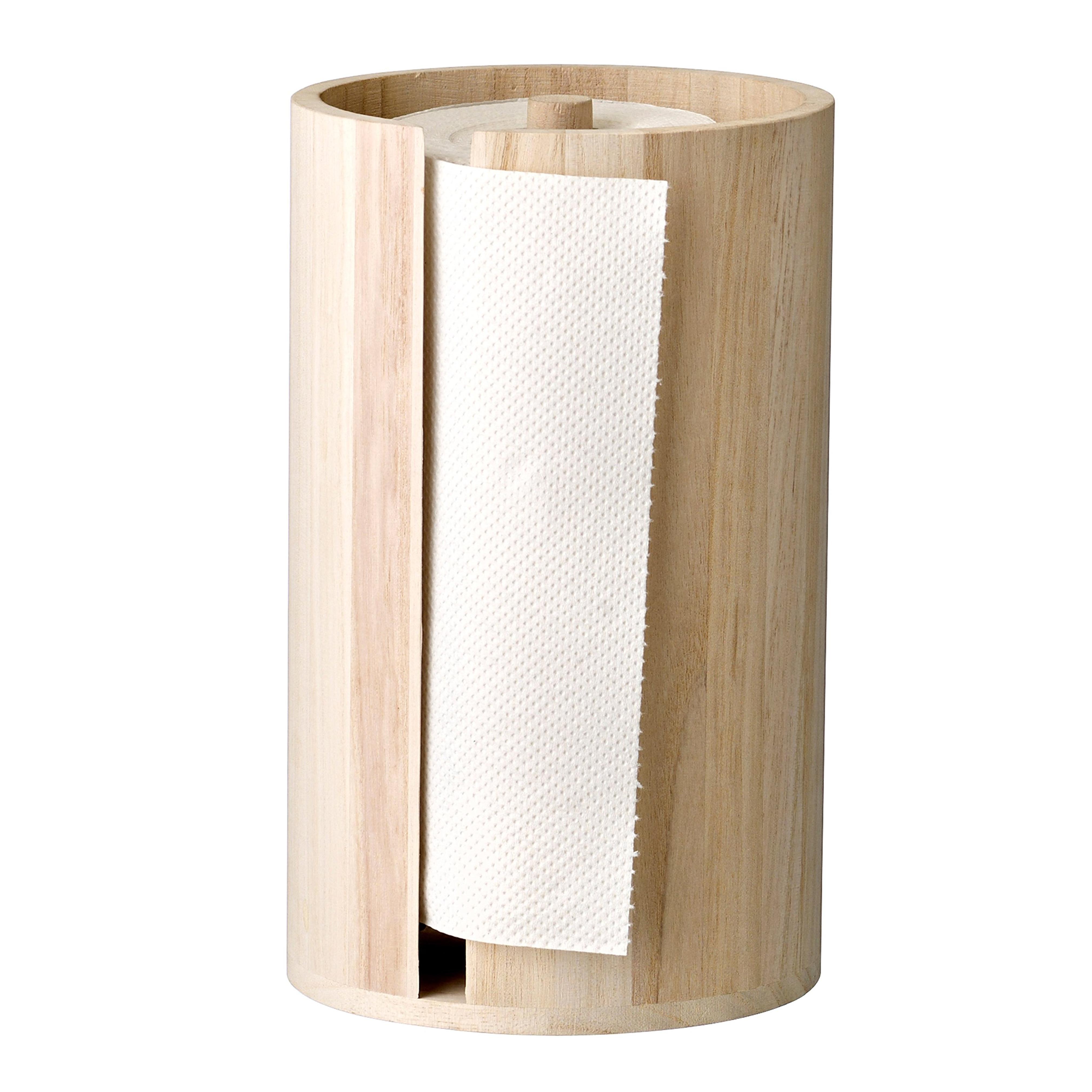 Bloomingville Wood Paper Towel Holder, Brown