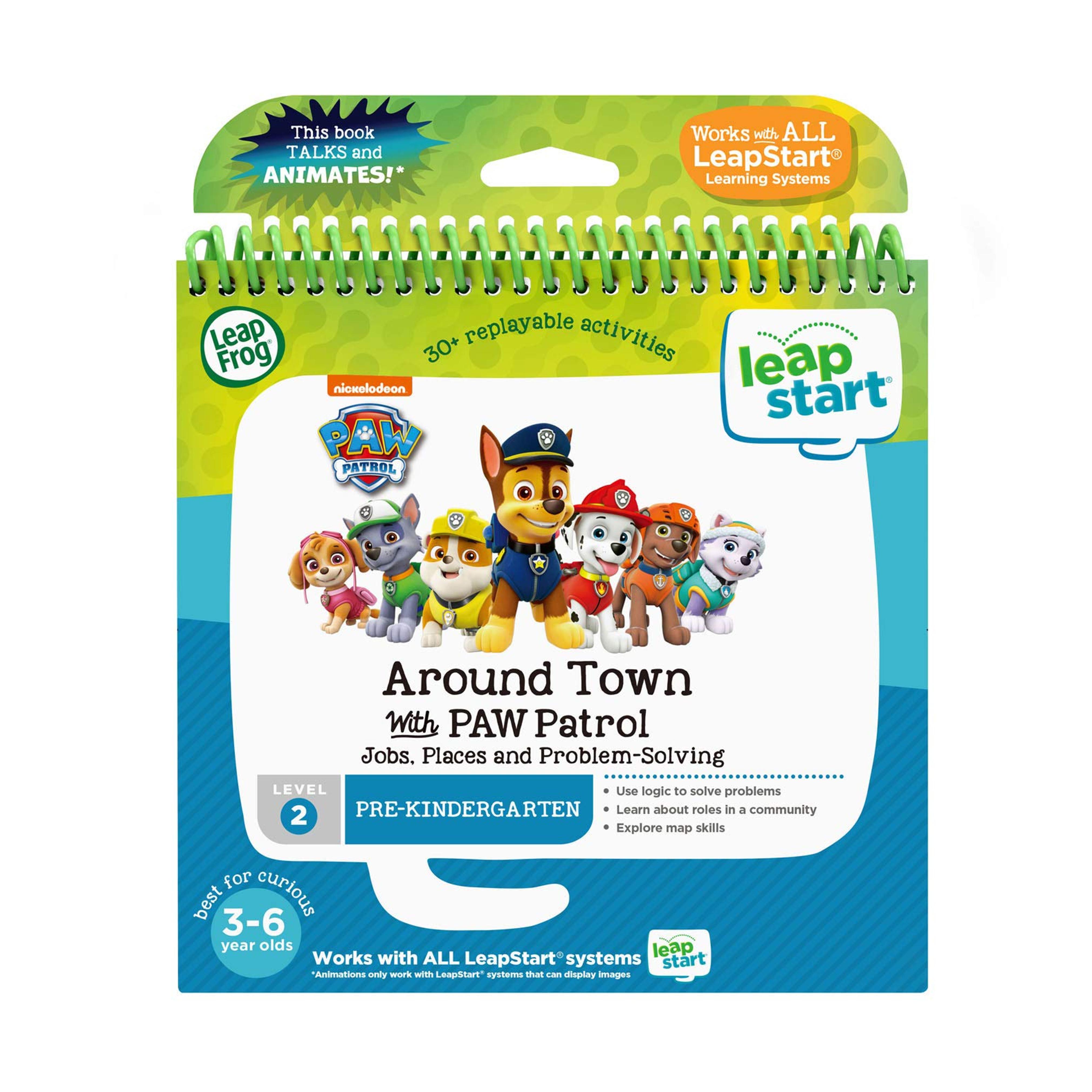 LeapFrog LeapStart 3D Around Town with PAW Patrol Book, Level 2