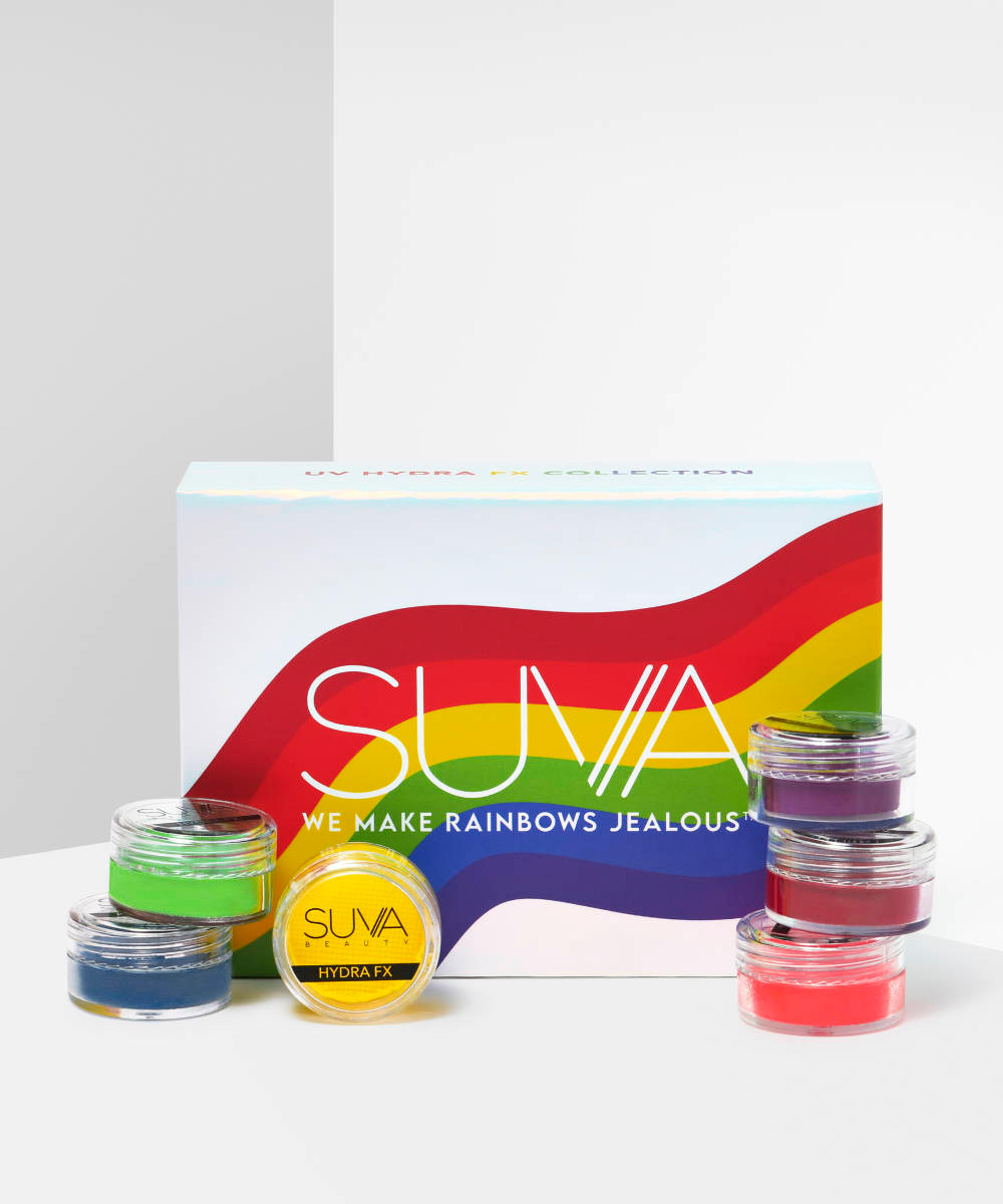 Suva Beauty We Make Rainbows Jealous™ UV Hydra FX Collection at BEAUTY BAY