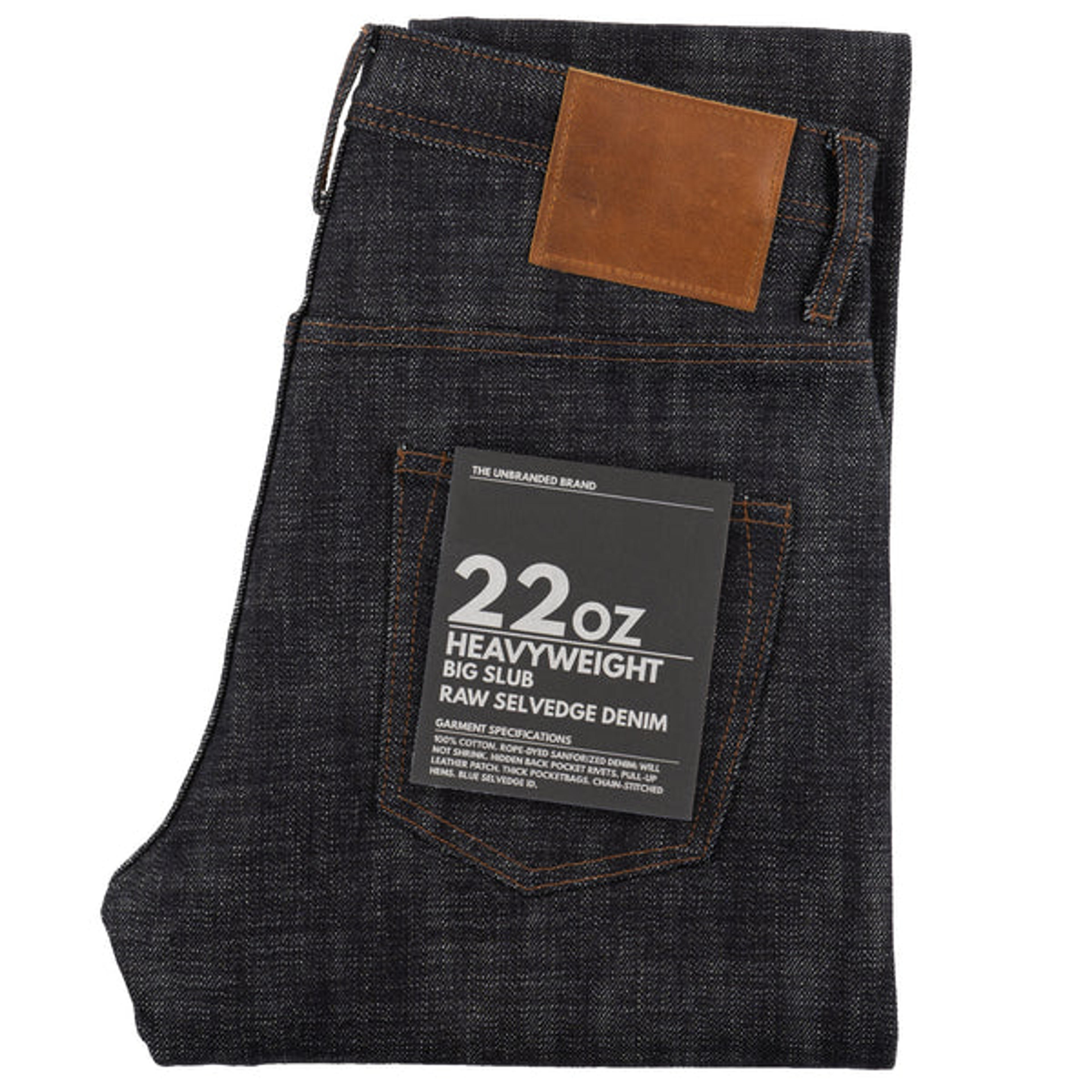 UB670 Relaxed Tapered - 22oz Heavyweight Big Slub Selvedge Denim | The Unbranded Brand