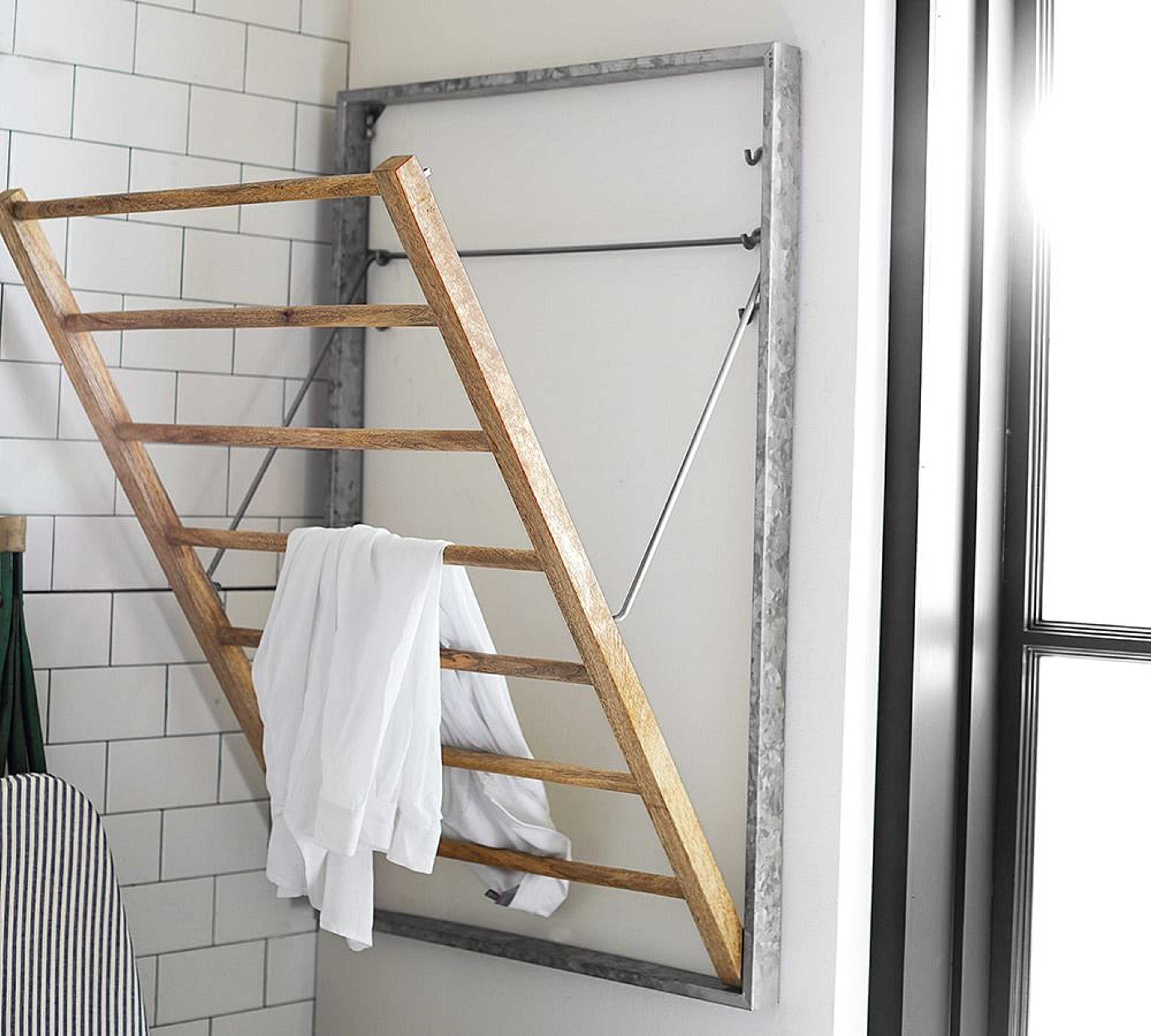 Galvanized Laundry Drying Rack | Pottery Barn