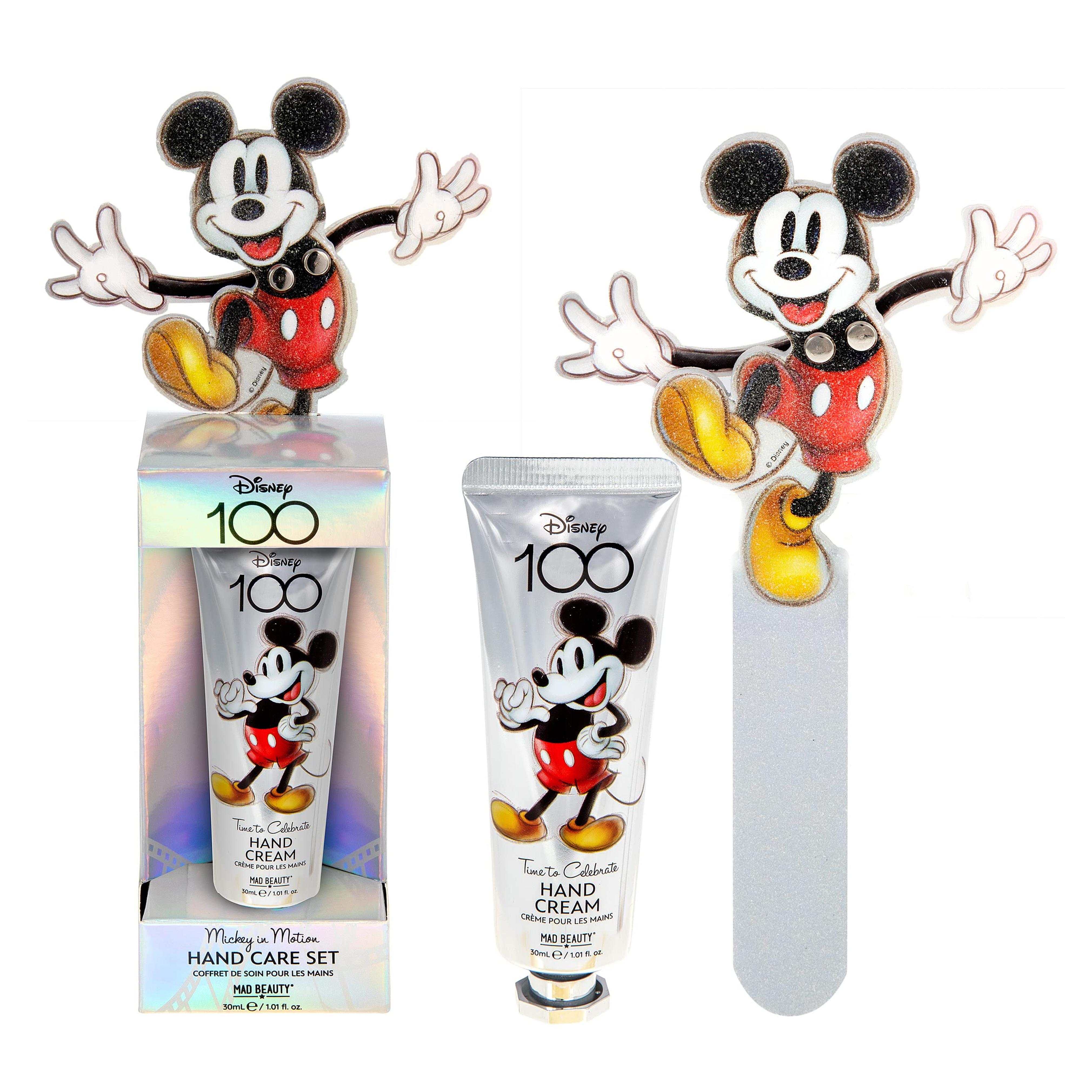 MAD Beauty Disney 100 Years of Wonder Hand Care Set Limited Edition, Mickey Mouse Hand Cream & Nail File, Vanilla Scented & Enriched with Shea Butter, Hydrating & Nourishing, Great Self-Care Gift