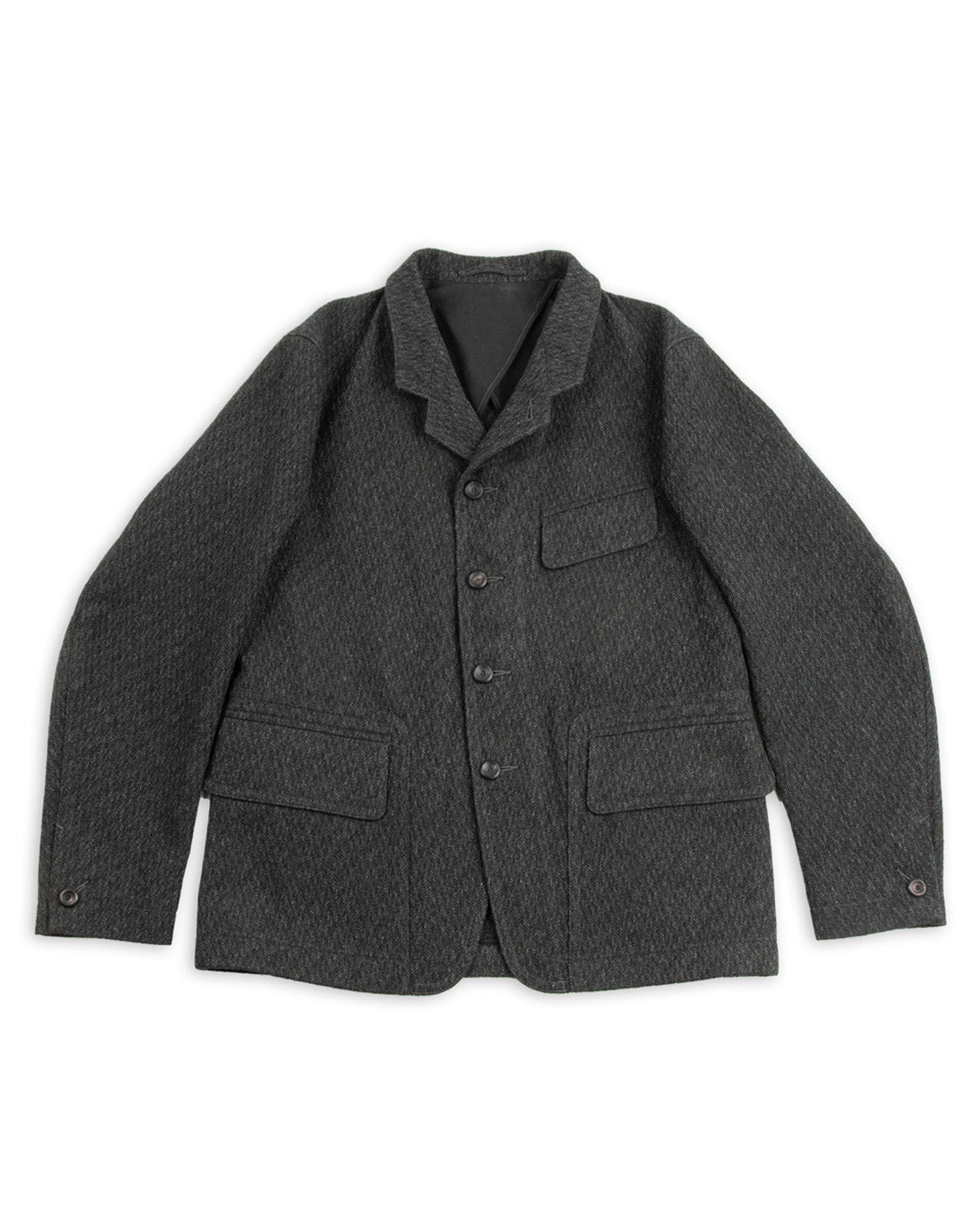 MotivMfg Work Sack Jacket - Forest Lovat Crepe Twist Sporting Tweed – Standard & Strange