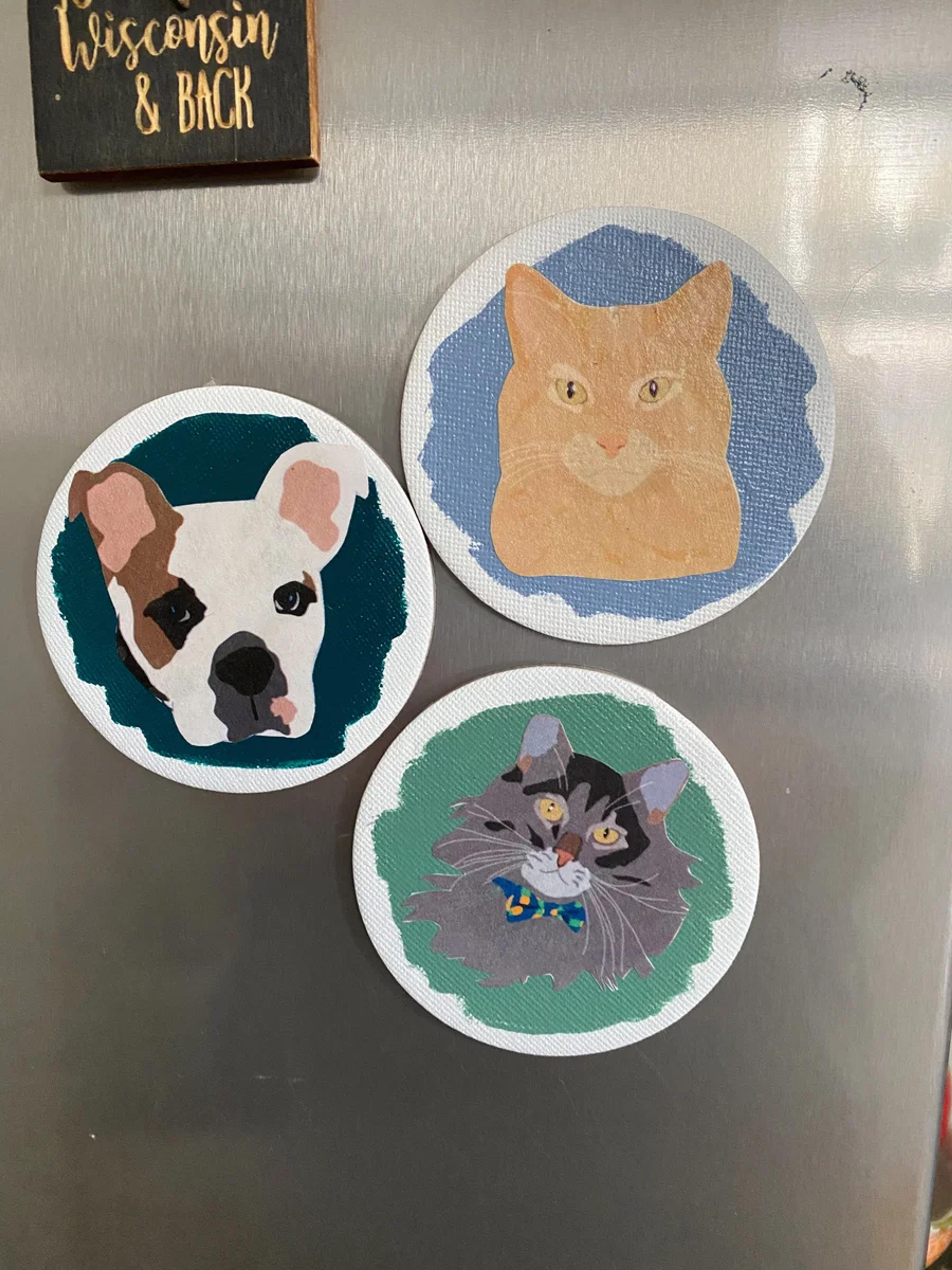 Pet Magnet and Portrait | L.ah Designs