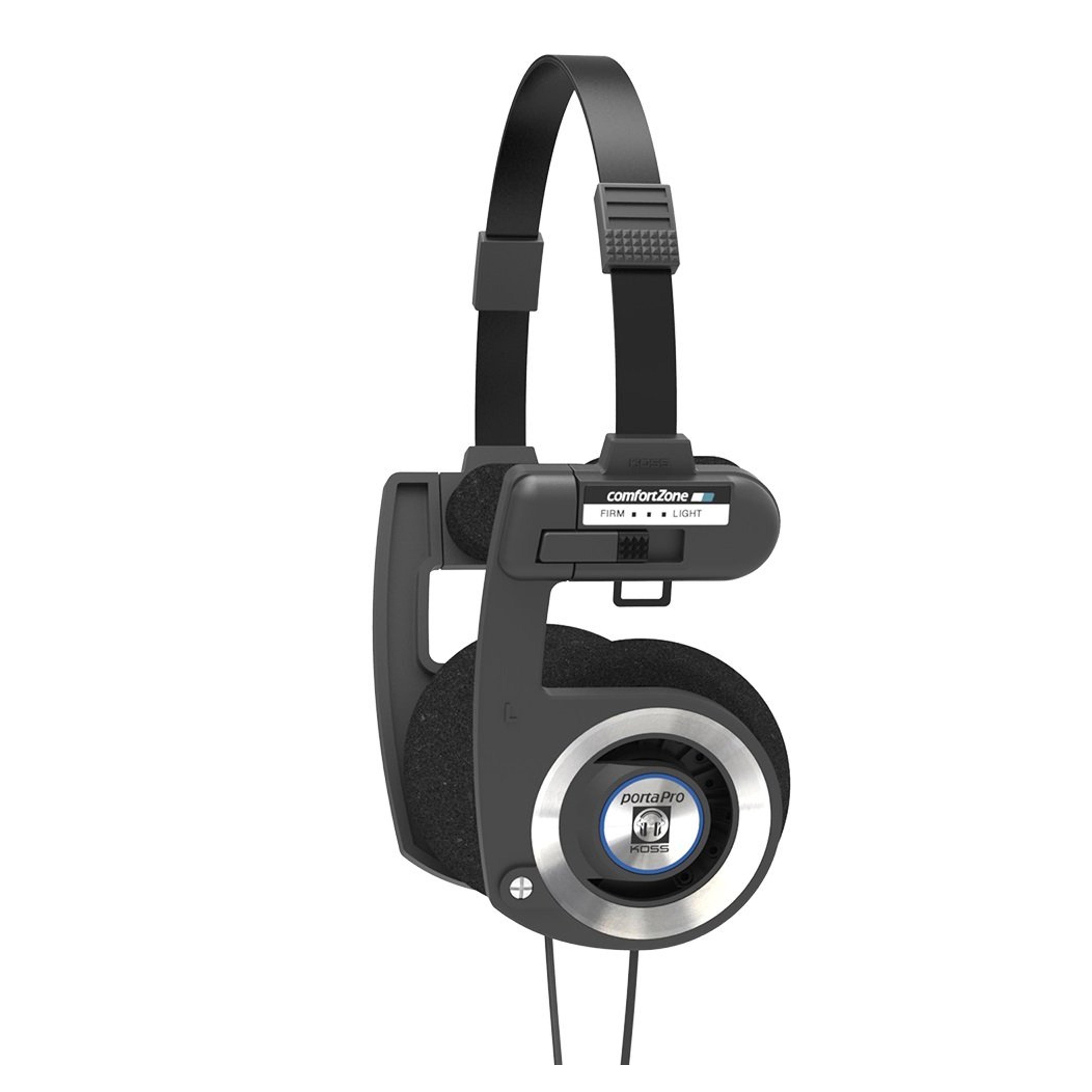 Koss Porta Pro Black On Ear Headphones with Case Black