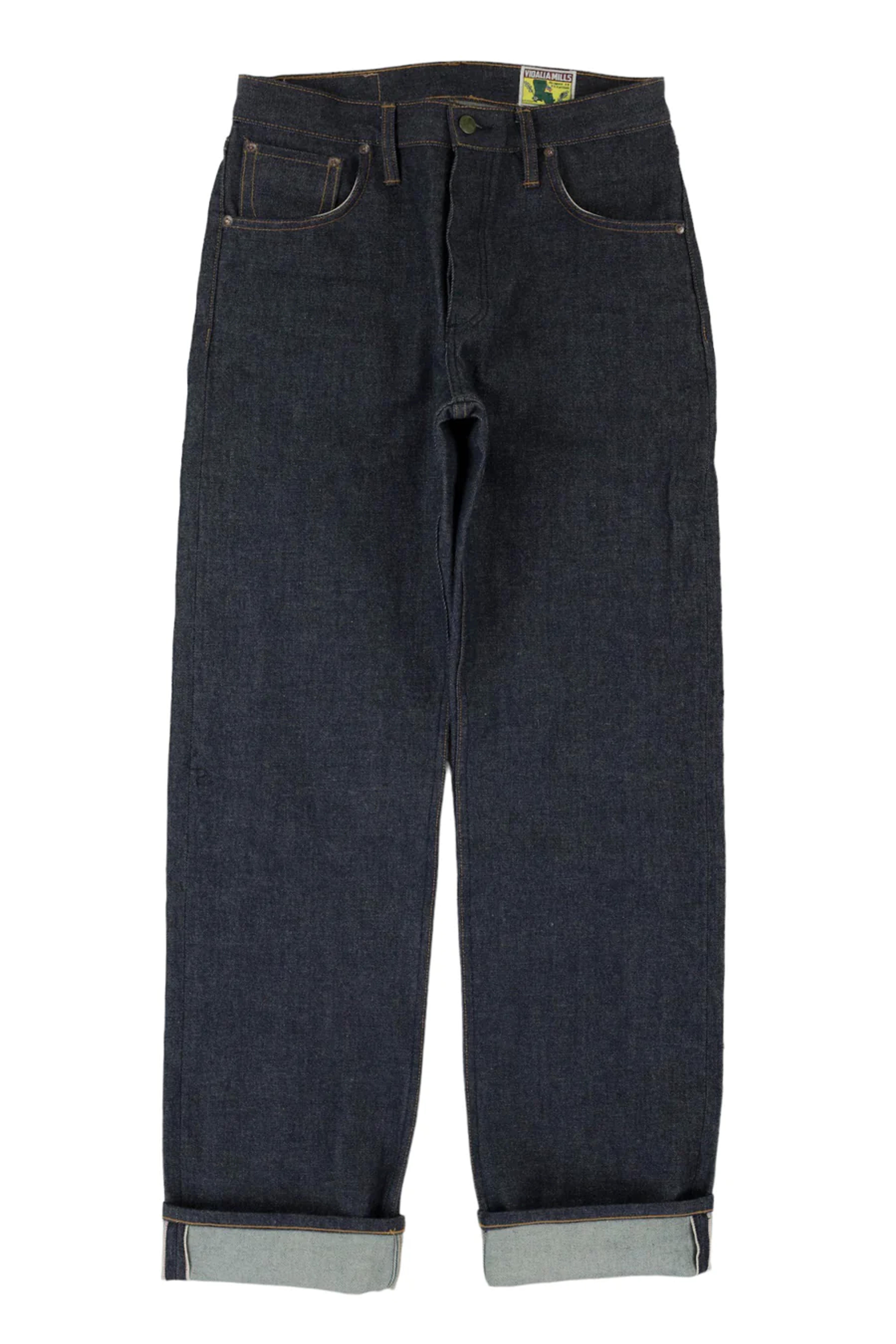 Smokestacks Vidalia Mills 14 oz Indigo selvedge (Wide Leg) – Left Field NYC