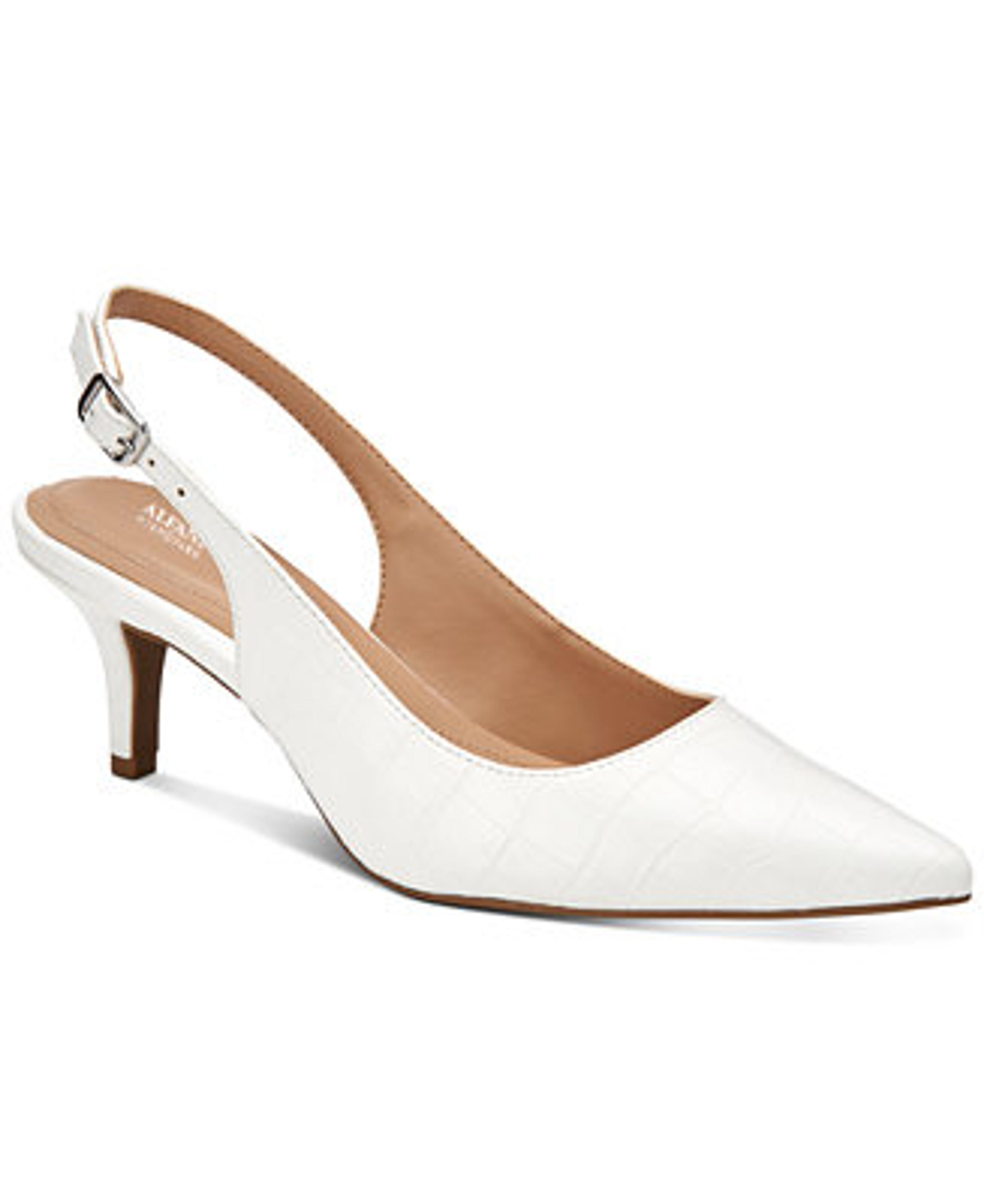 Alfani Women's Step 'N Flex Babbsy Pointed-Toe Slingback Pumps, Created for Macy's & Reviews - Heels & Pumps - Shoes - Macy's