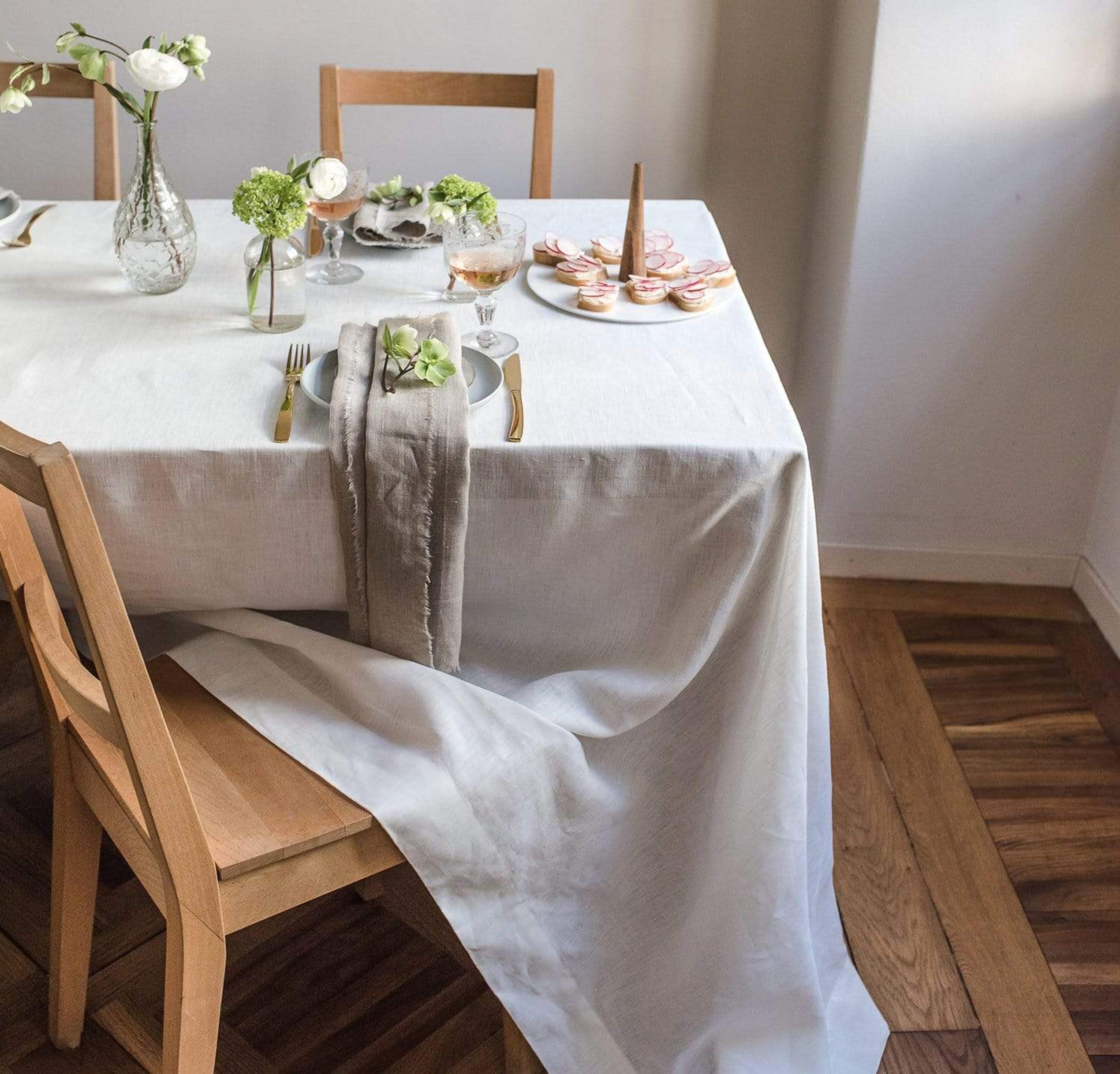 Best Linen Tablecloth | Rough Linen