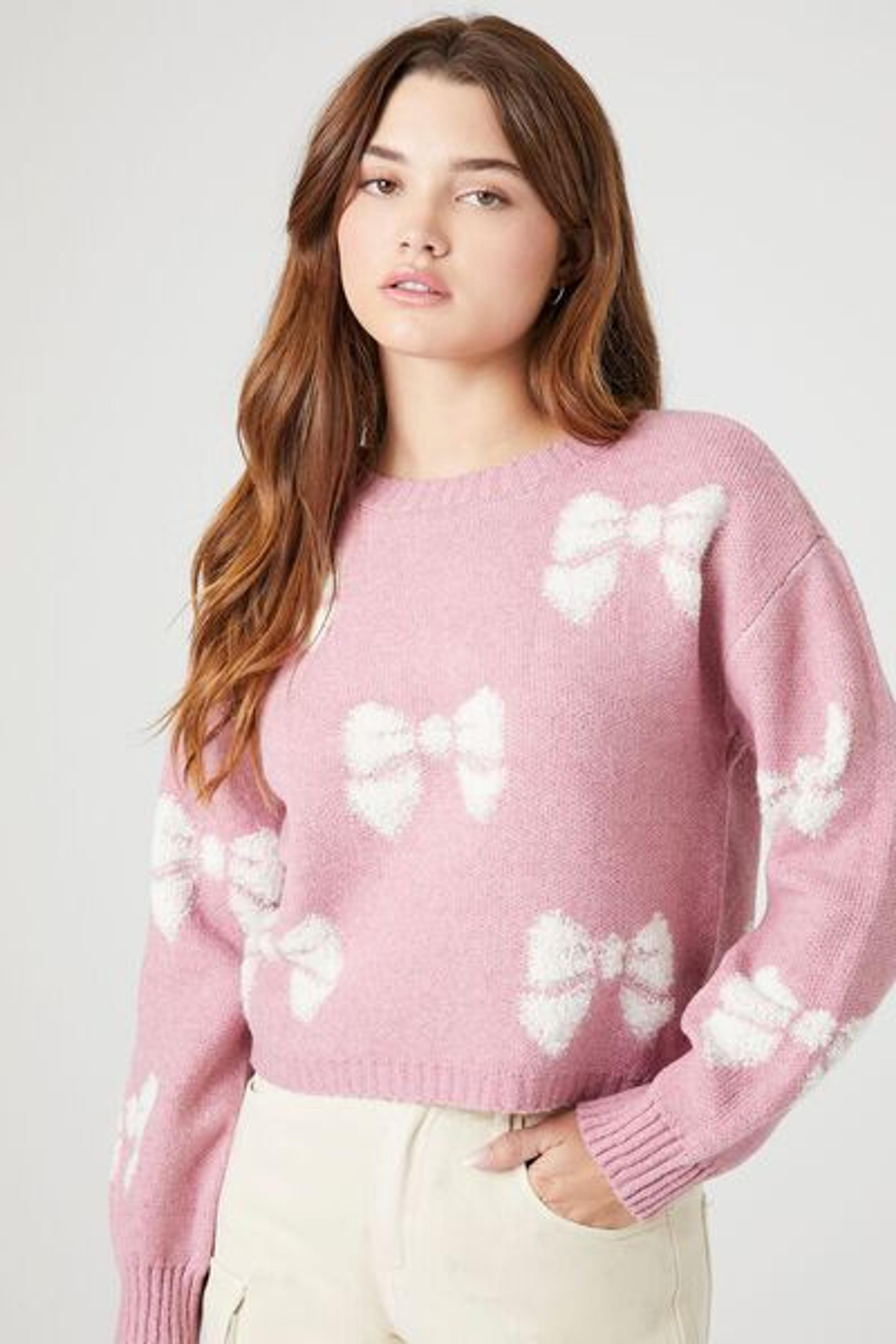 Bow Graphic Sweater