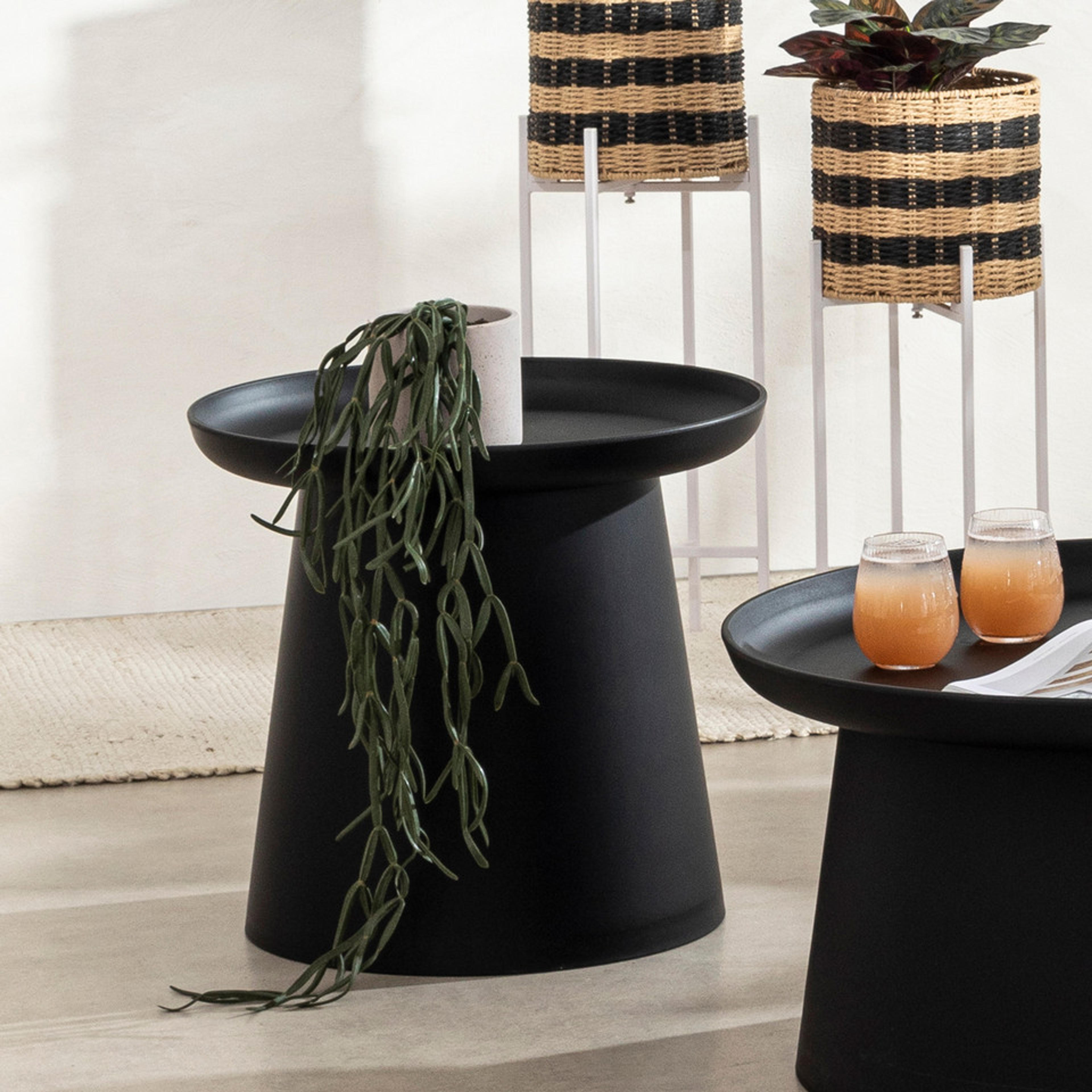 Airlie Black Outdoor Side Table [HABLAIRLI21B_ST] - Pillow Talk