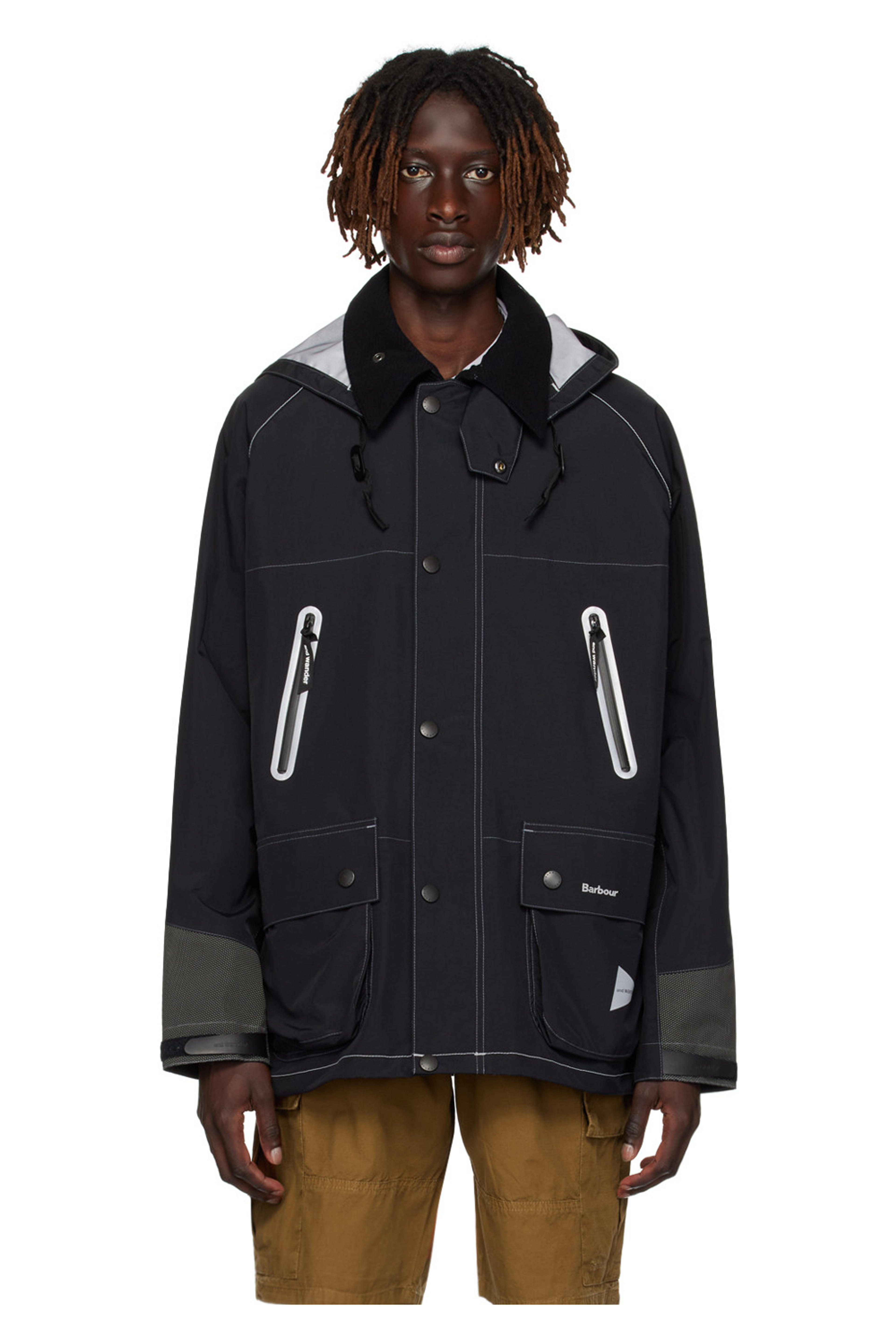 Barbour: Black and wander Edition Jacket | SSENSE