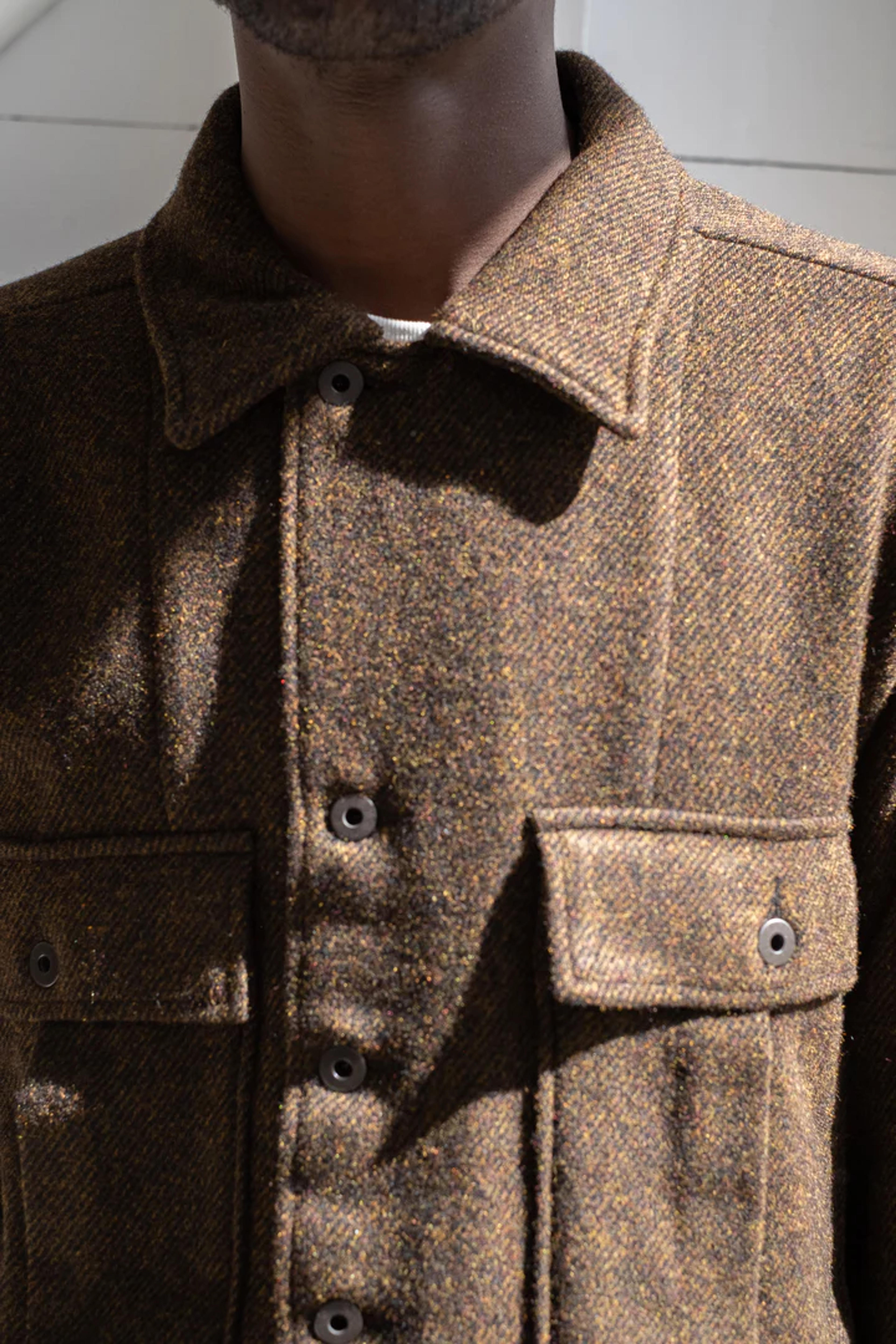 Evan Kinori | BELLOW POCKET JACKET IN BRUSHED WOOL TWILL – RELIQUARY