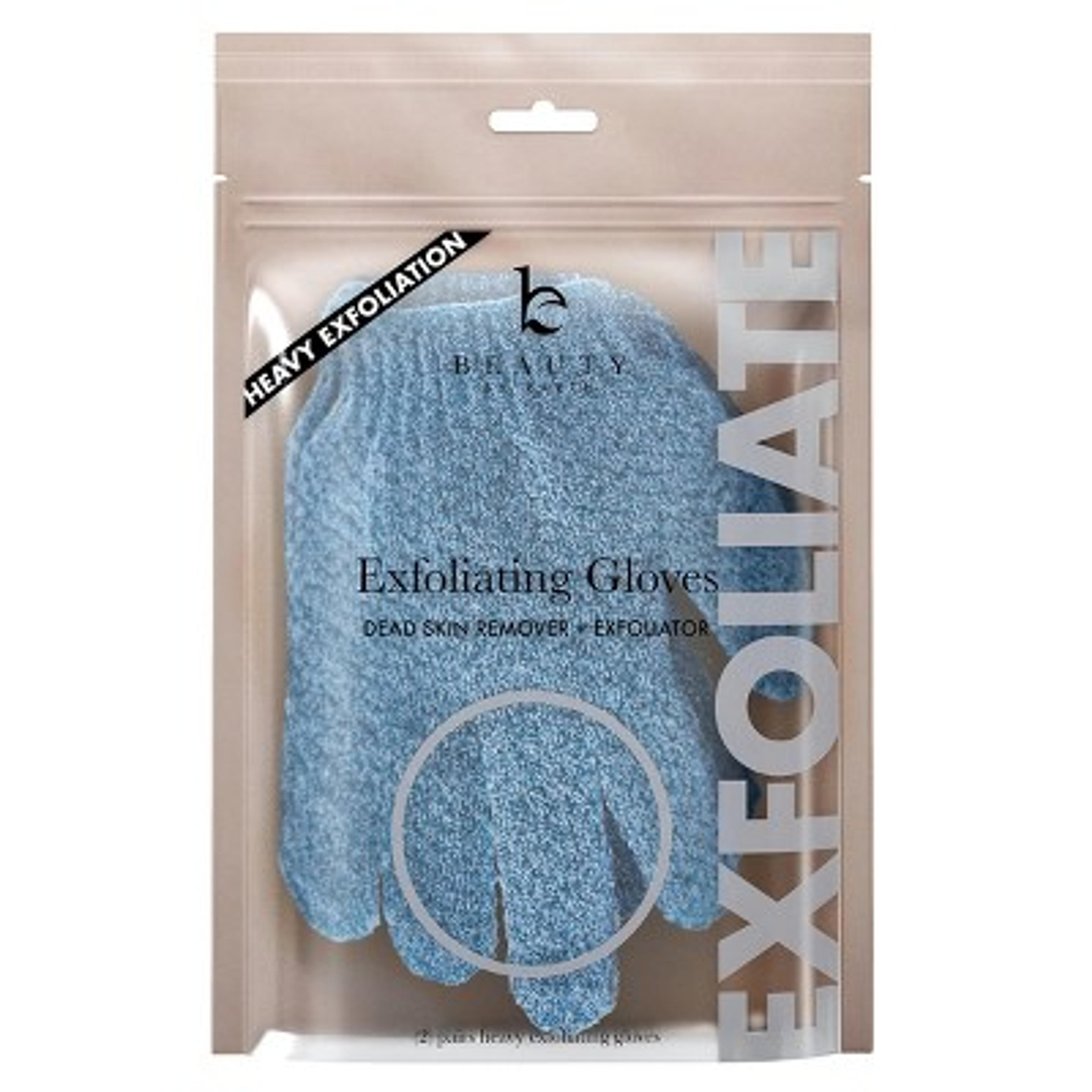 Beauty By Earth Exfoliating Bath Gloves For Shower, Heavy Exfoliation (2 Pairs, 4 Gloves) : Target