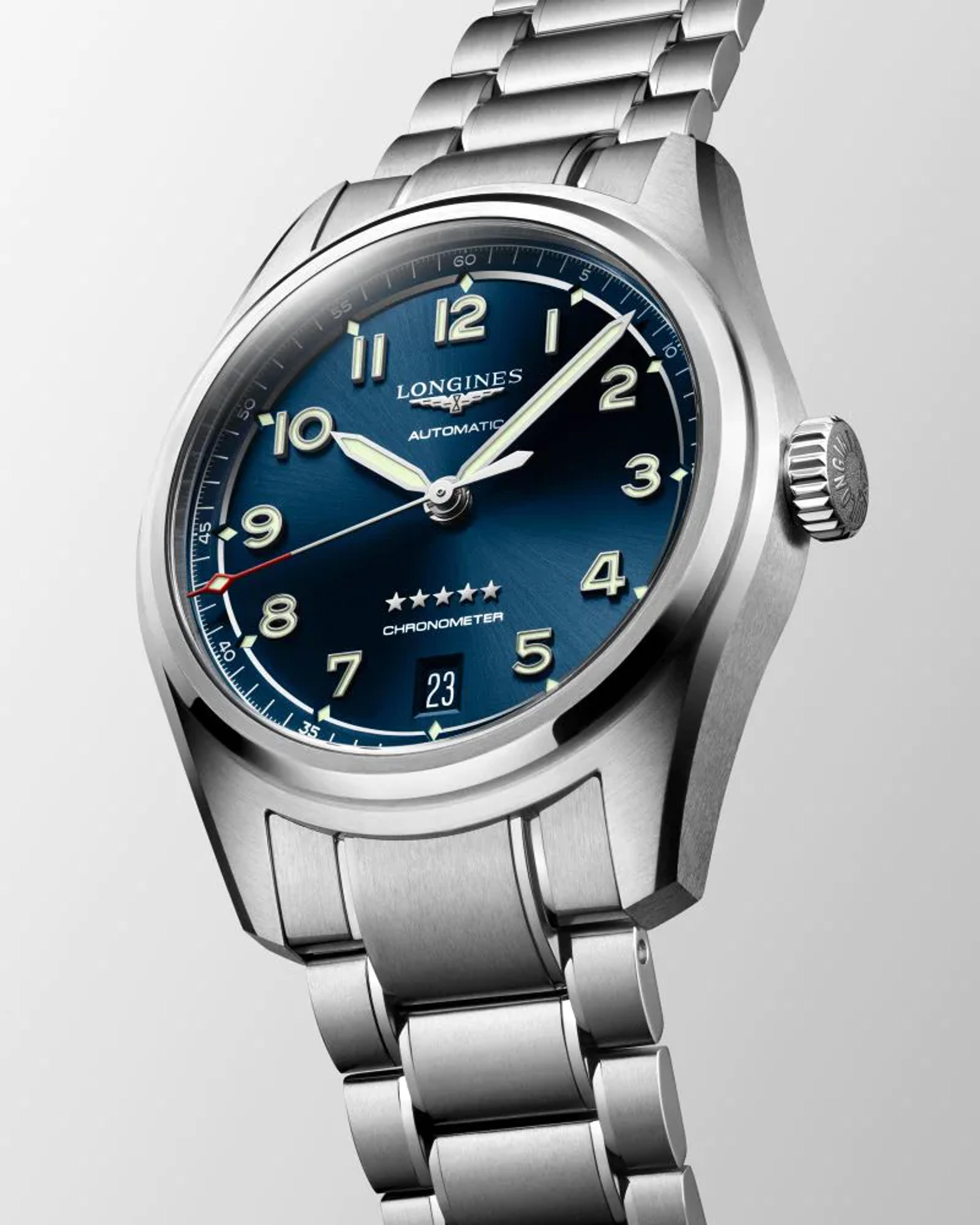 LONGINES SPIRIT stainless steel Watch L3.410.4.93.6 | Longines®