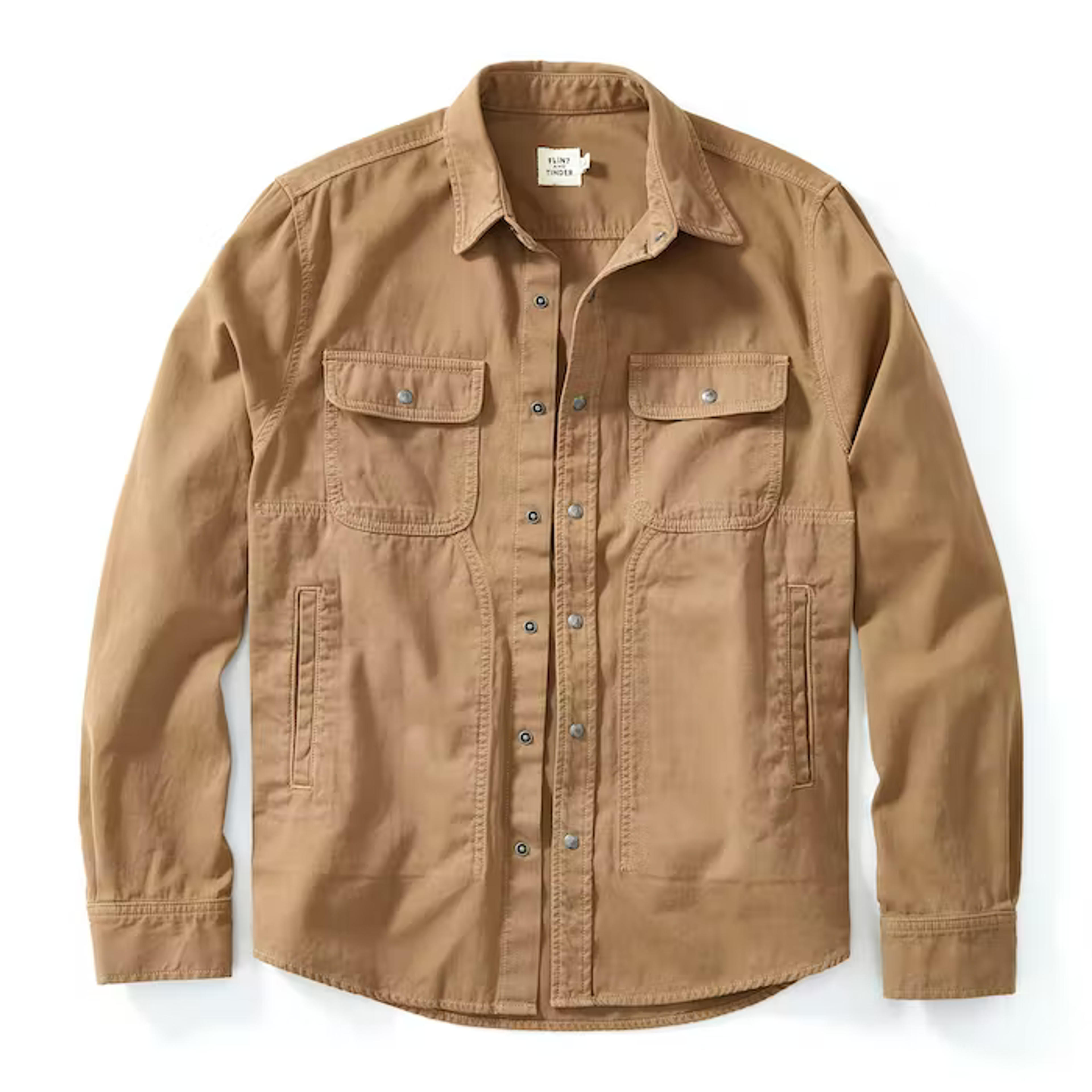 Flint and Tinder Bedford Camp Shirt - Hickory | Huckberry