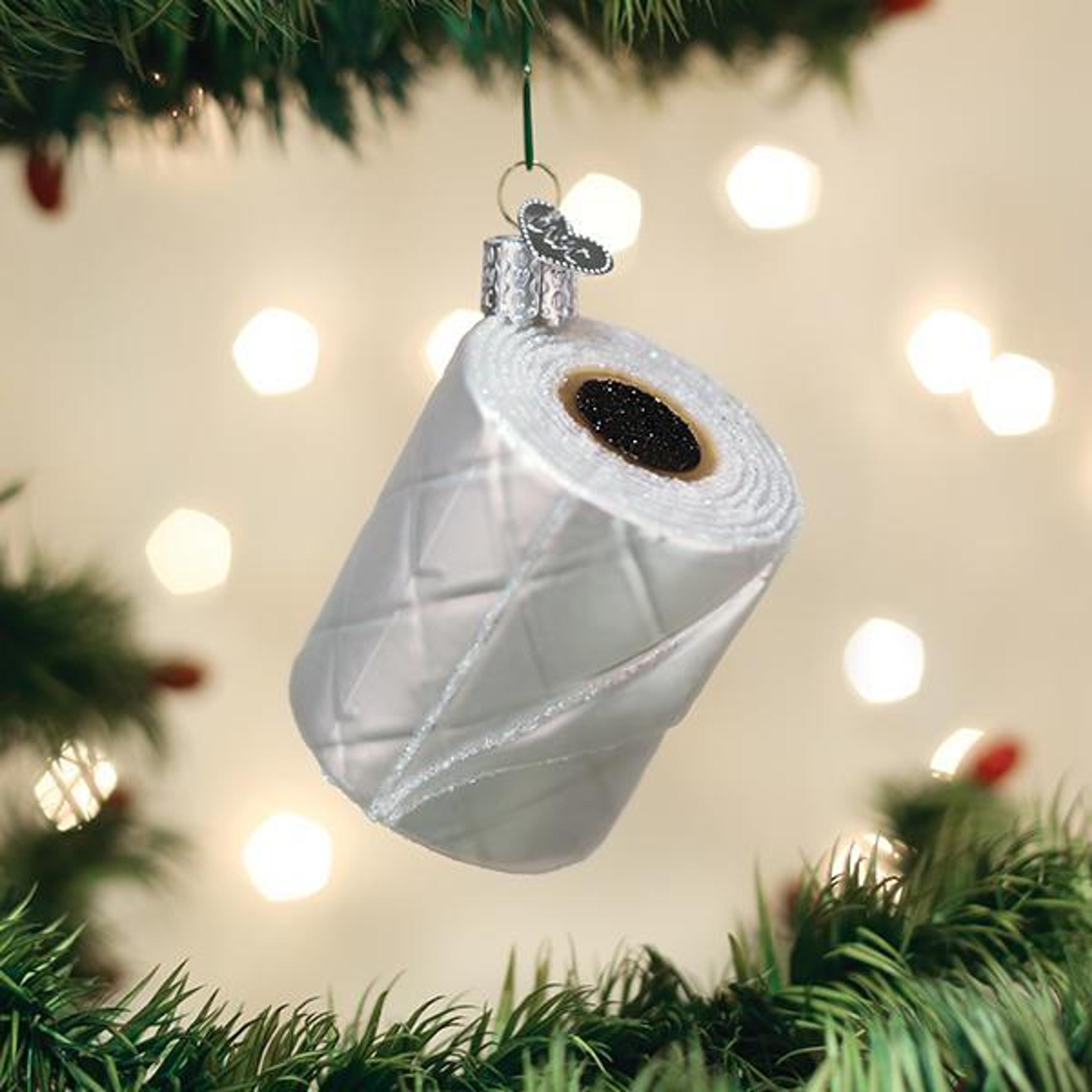 Toilet Paper Ornament | Old World Christmas™