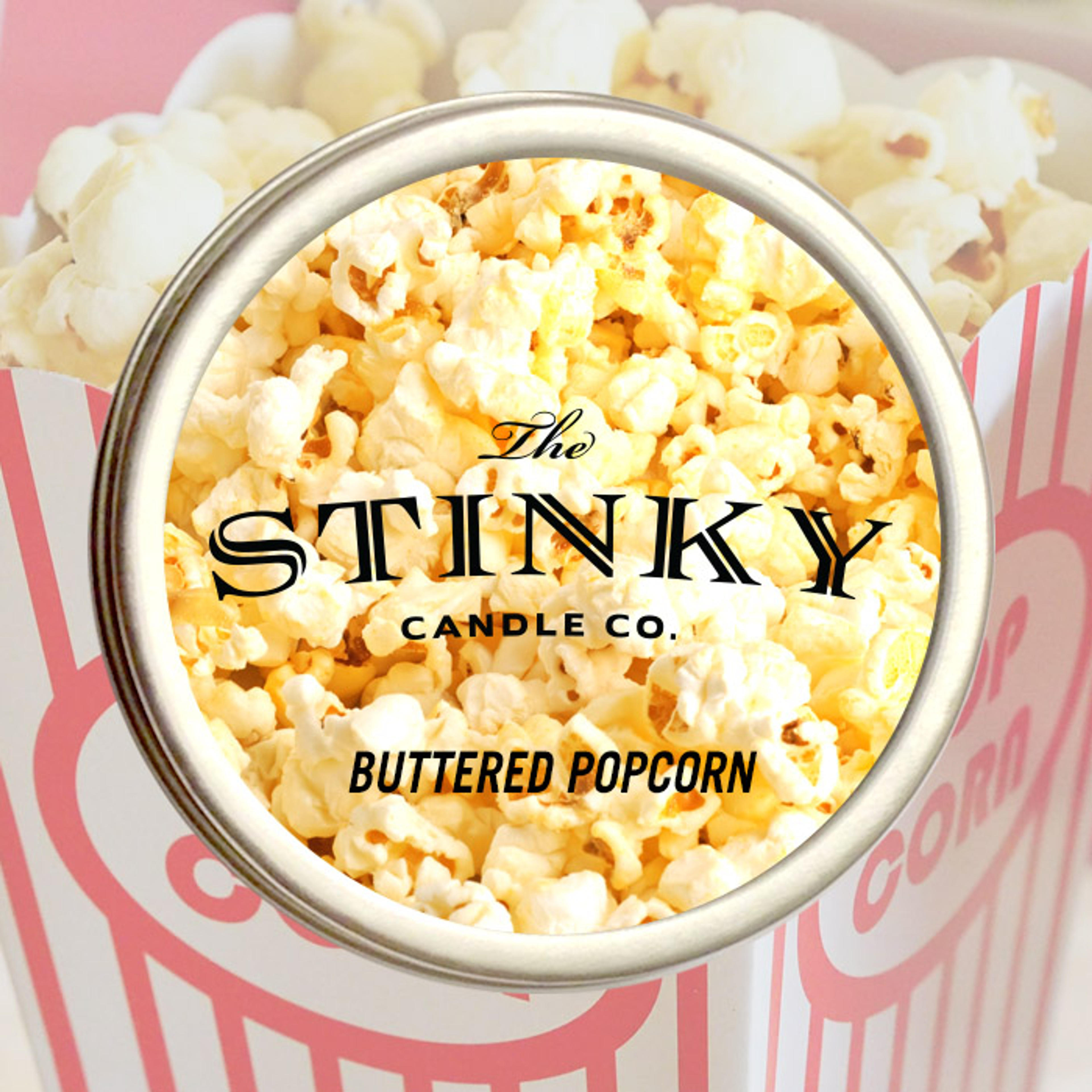 Buttered Popcorn Candle (4 oz) - Stinky Candle Co.