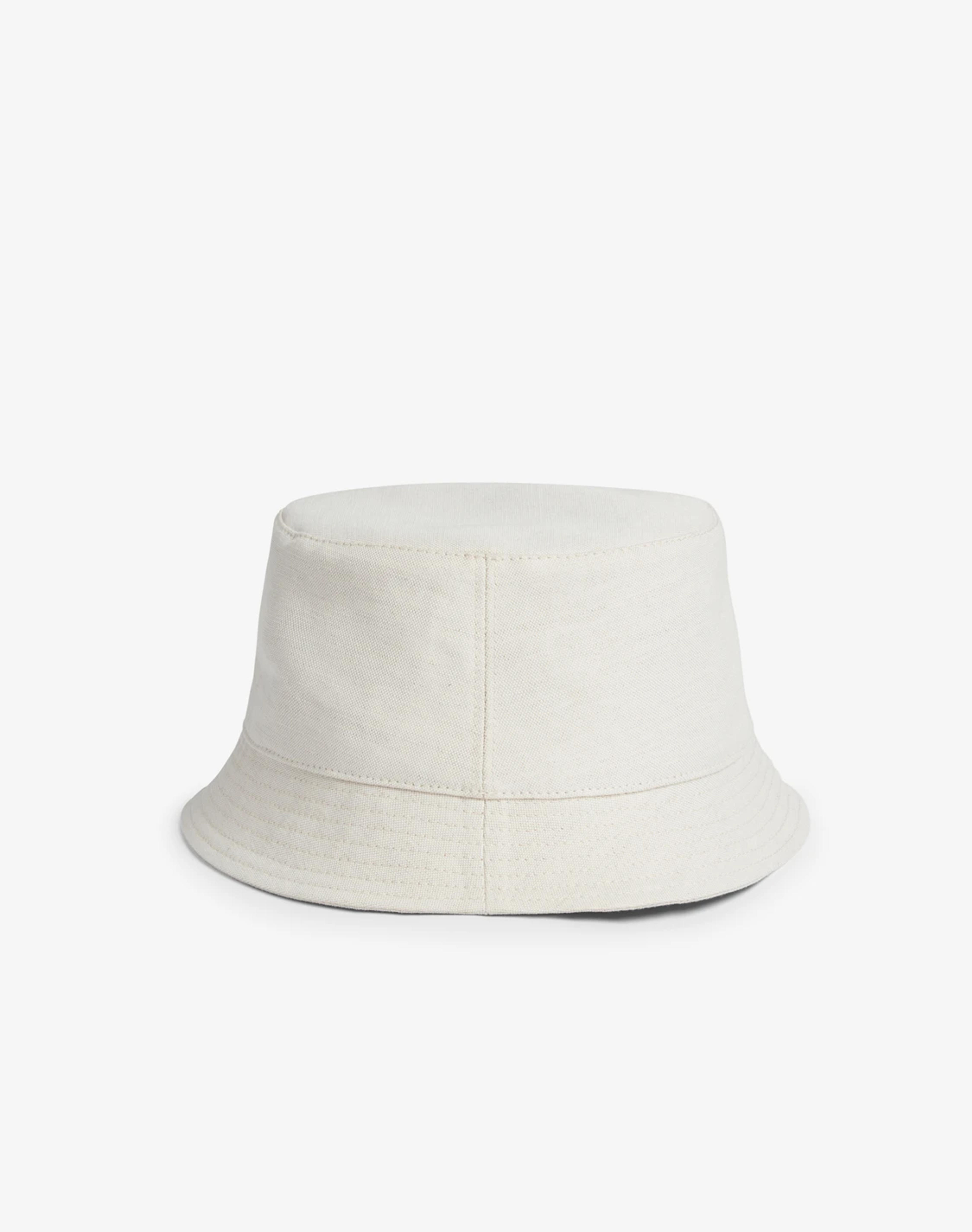 Men's Natural Cotton Linen Canvas Bucket Hat | dunhill MX Online Store