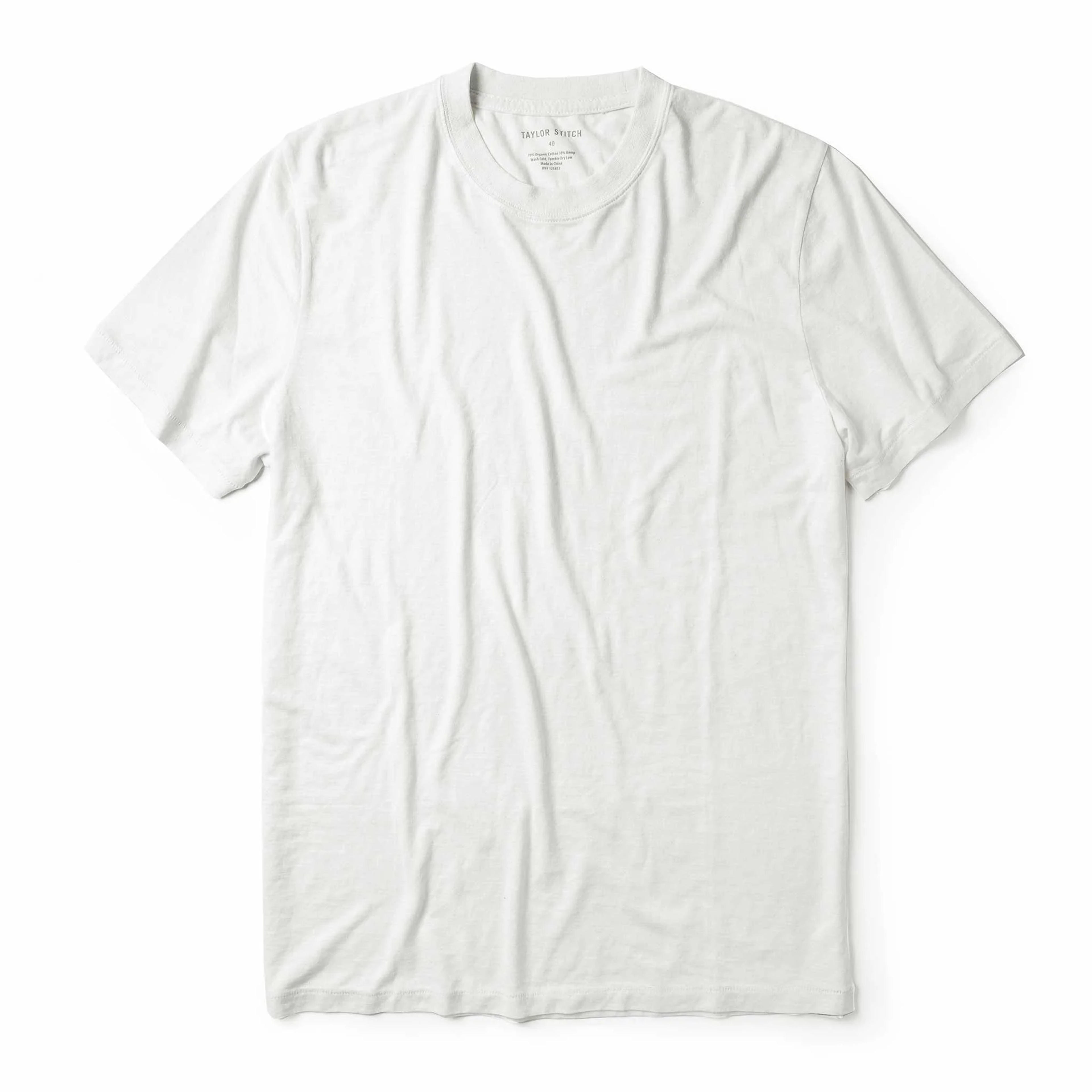 The Cotton Hemp Tee in Natural | Men's Knits