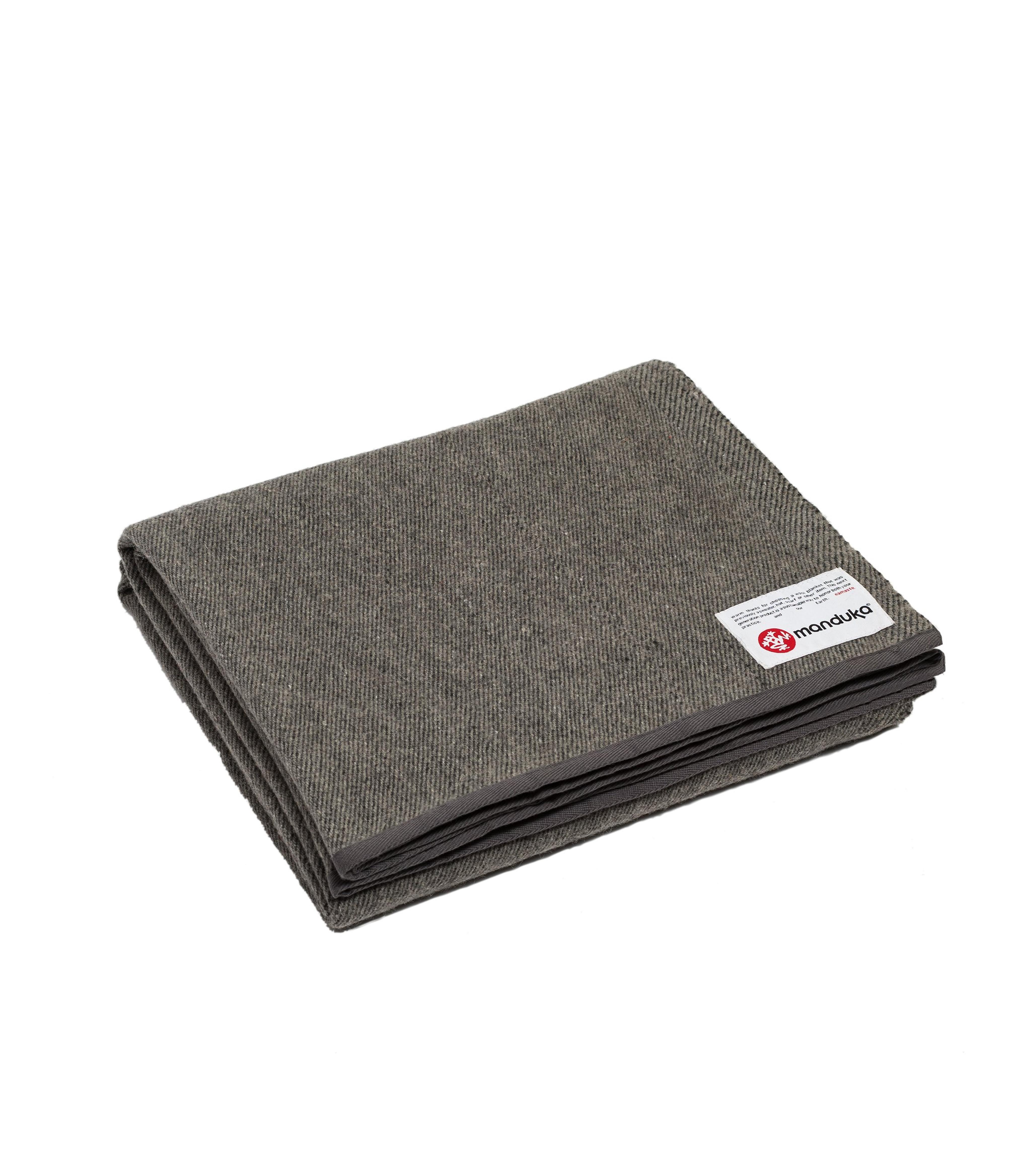 Manduka Recycled Wool Blanket, Shadow