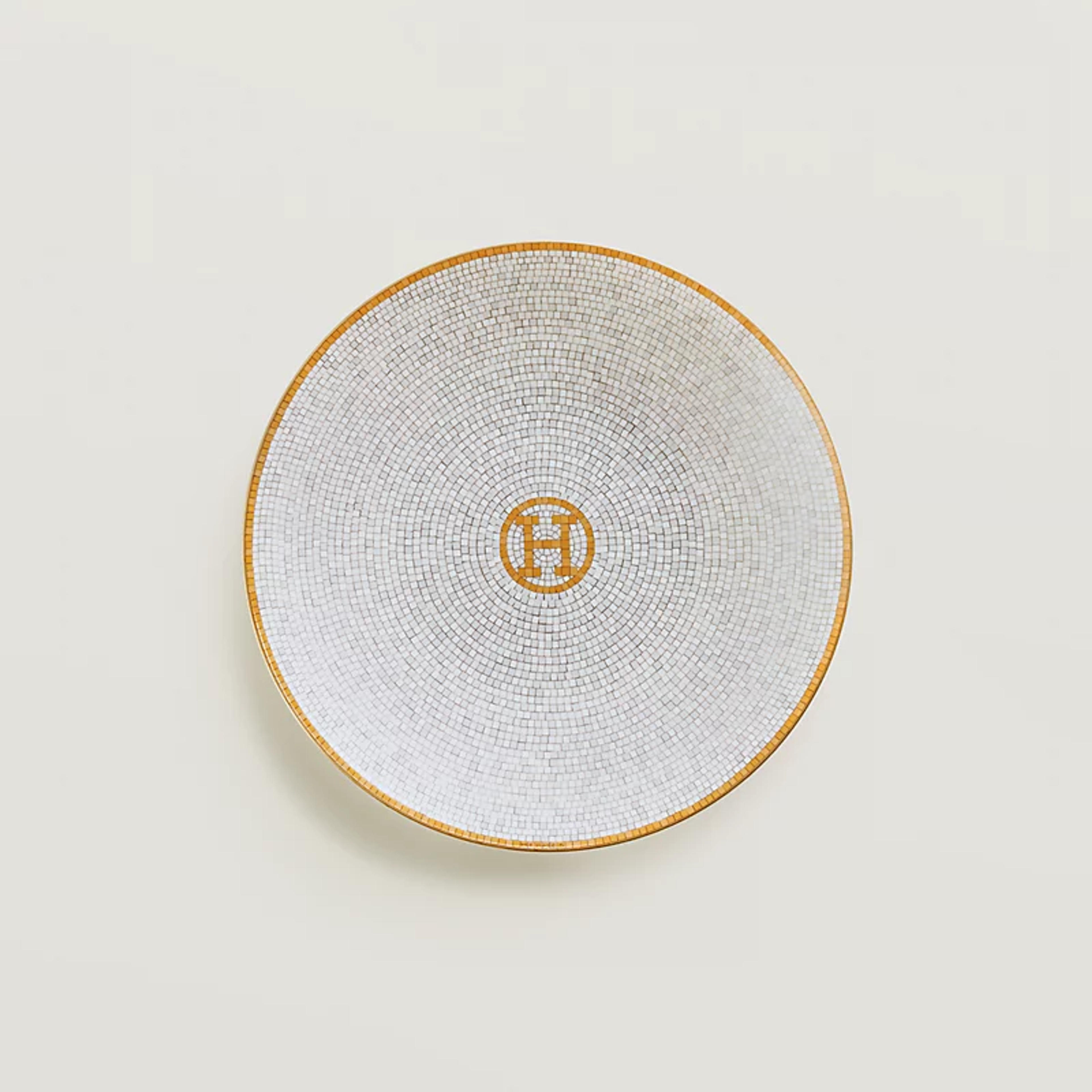 Mosaique au 24 gold bread and butter plate | Hermès USA