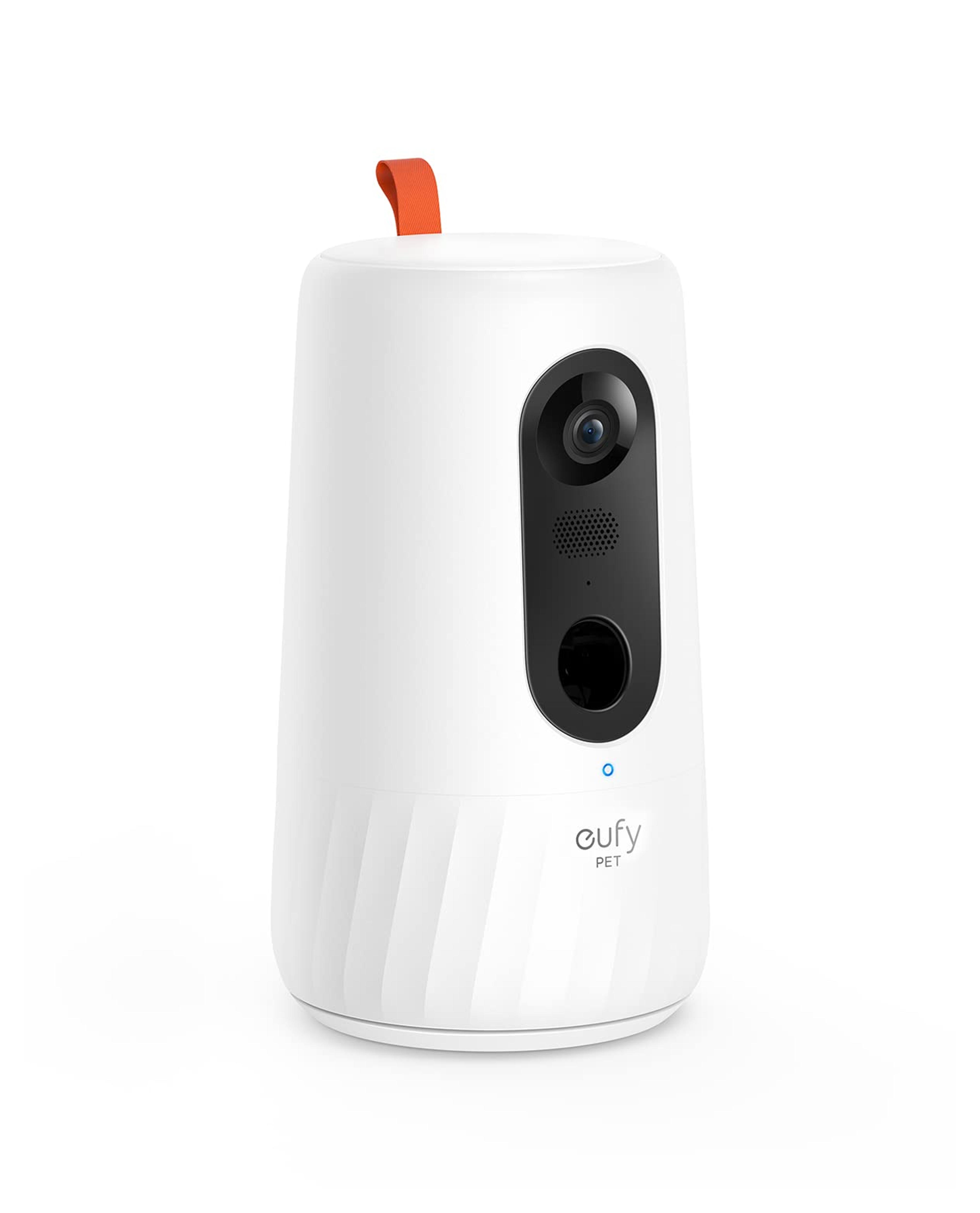 Amazon.com: eufy Security Pet Camera for Dogs and Cats, On-Device AI Tracking and Pet Monitoring, 360° View, 1080p, with Treat Dispenser, Local Storage, 2-Way Audio, Phone App, No Monthly Fee, Motion Only Alert : Pet Supplies