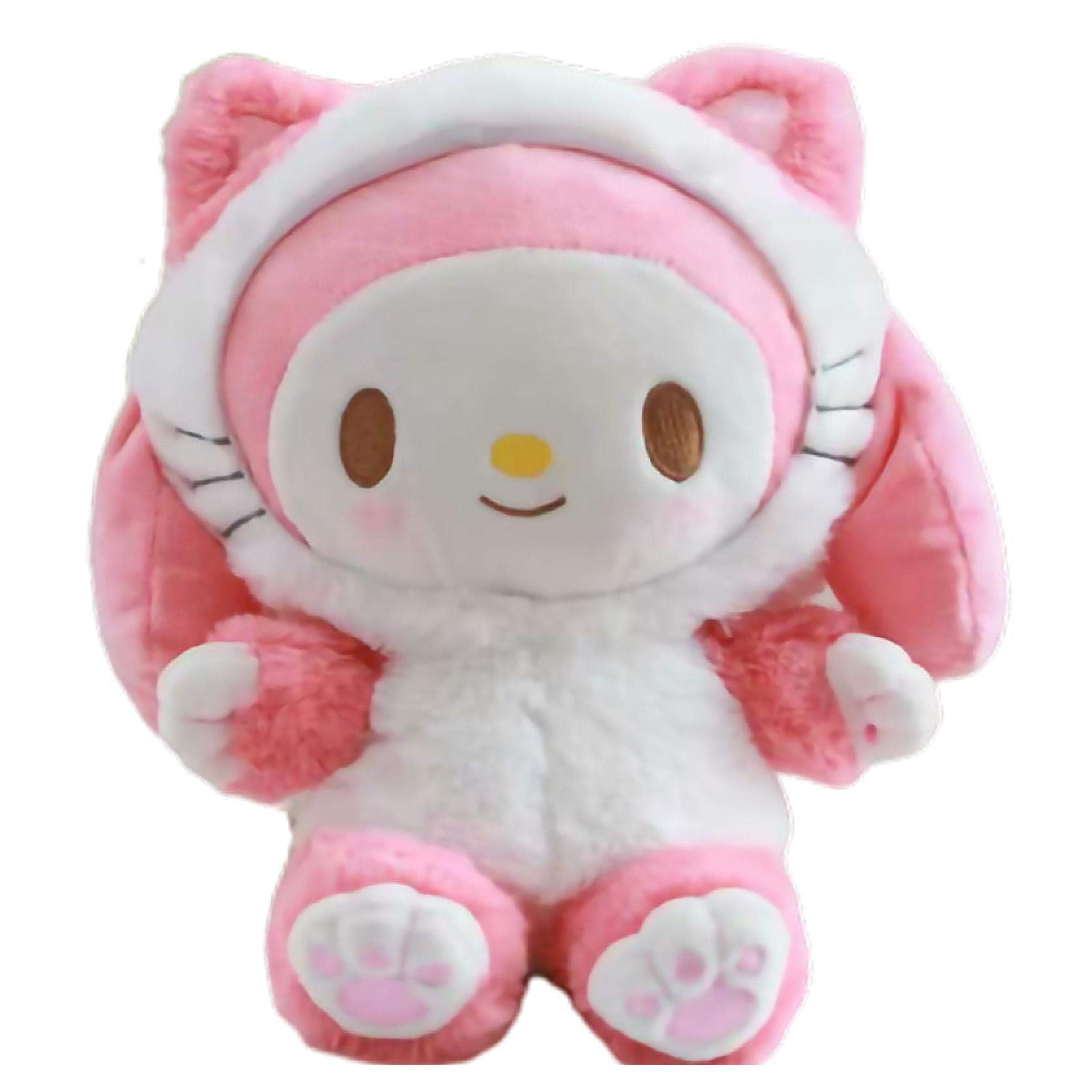 Daweiwang 25cm Cartoon Plush Doll Soft Stuffed Plush Doll My Melody Cinnamon Cute Anime Plush Toy Melody Plush Doll Cute Skin-Friendly Soft Doll Doll Adult Children's Toy Girl Gift