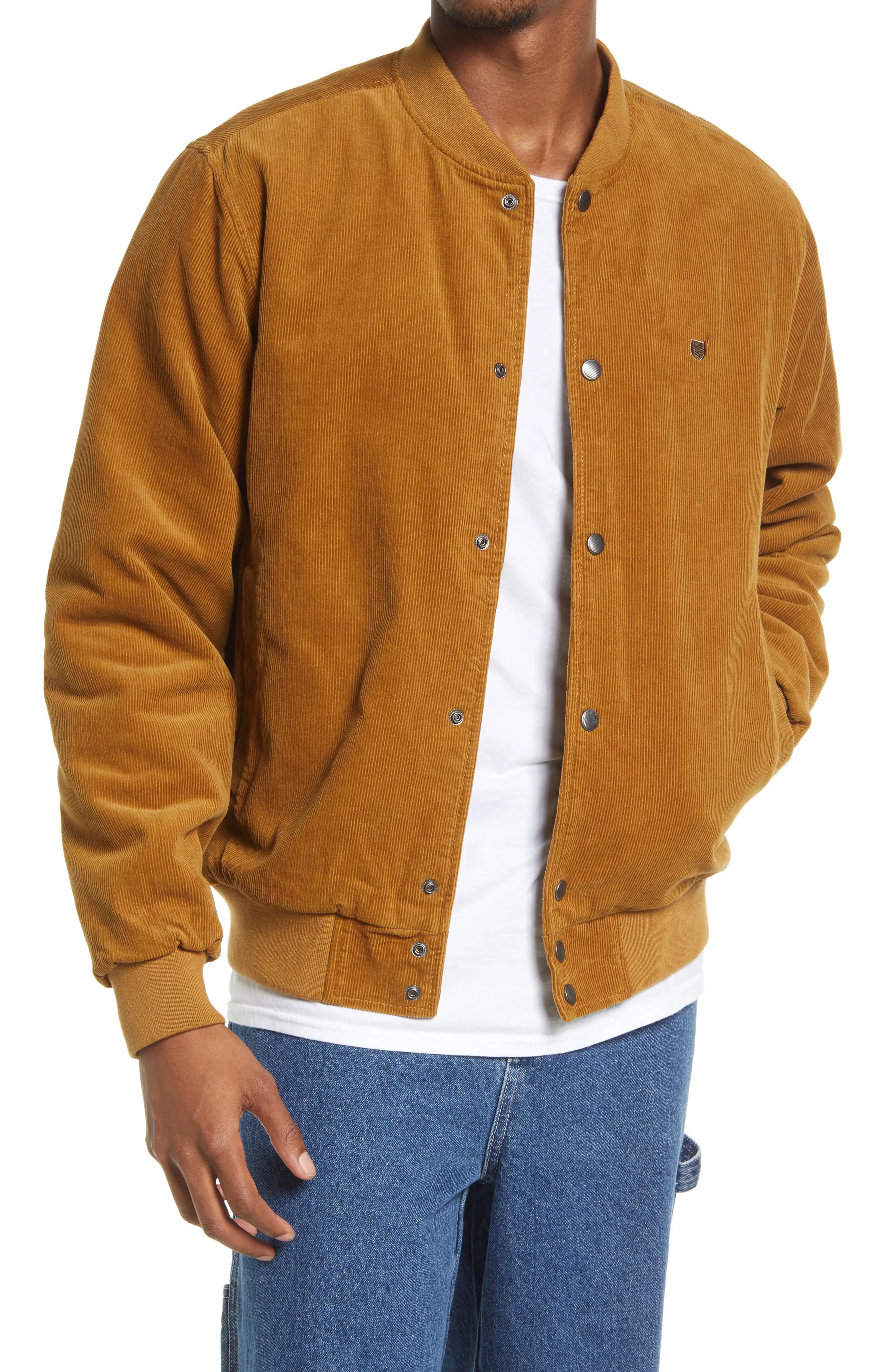 Brixton - Dillinger Cotton Corduroy Bomber Jacket