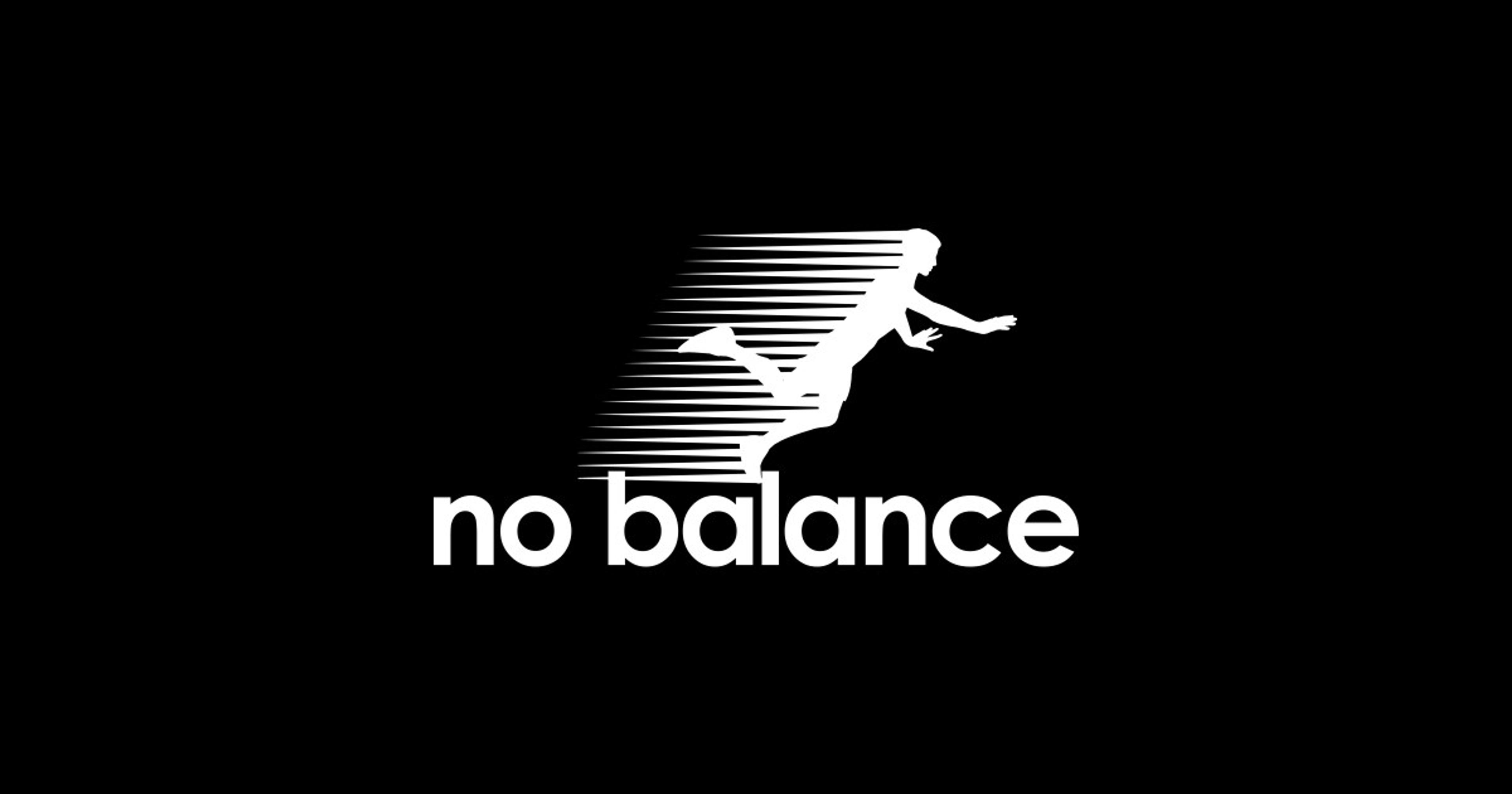 No Balance white logo by theshirts