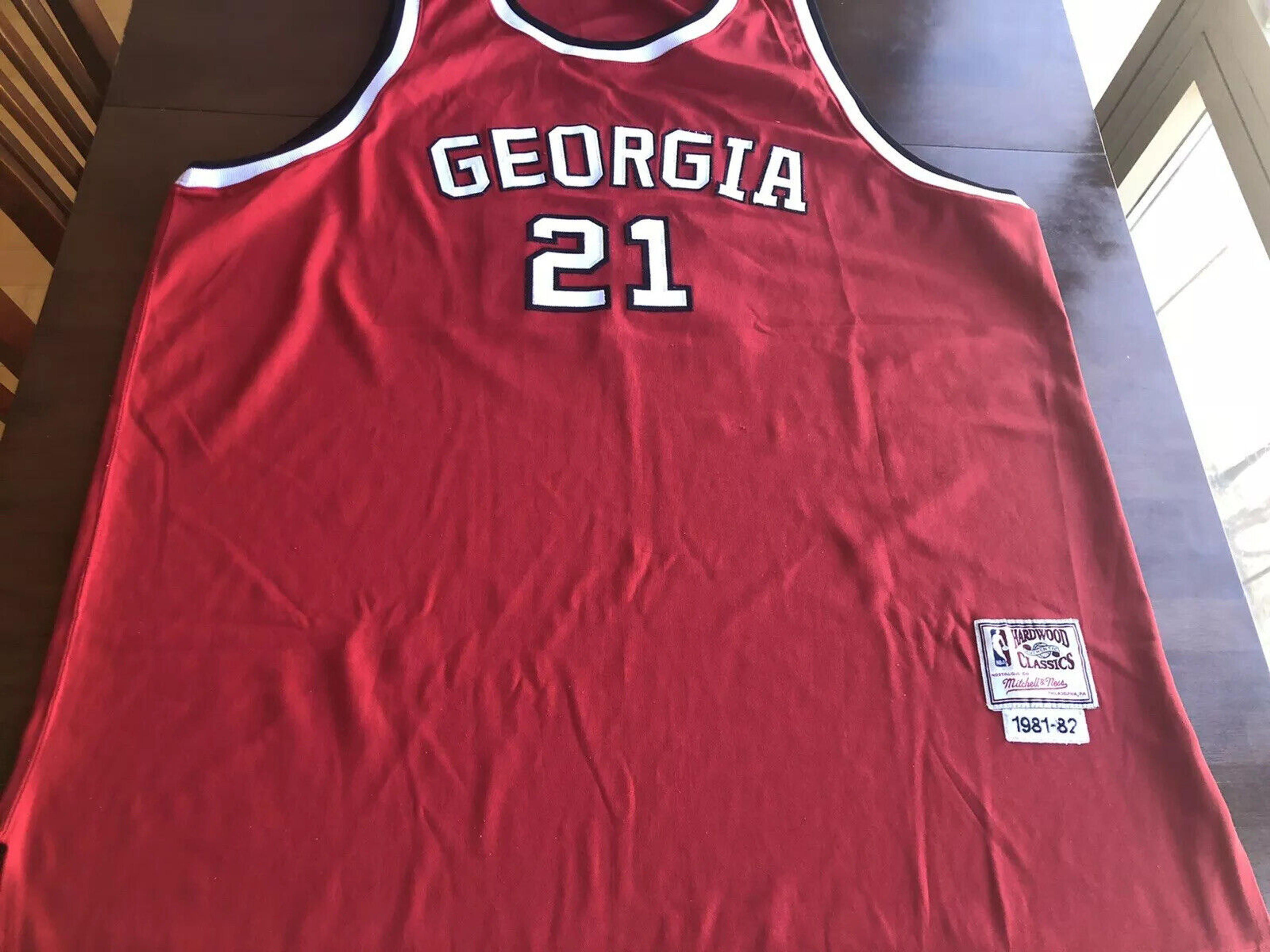 Mitchell And Ness 1981-82 Dominique Wilkins Georgia Bulldogs Jersey SZ 60 | eBay