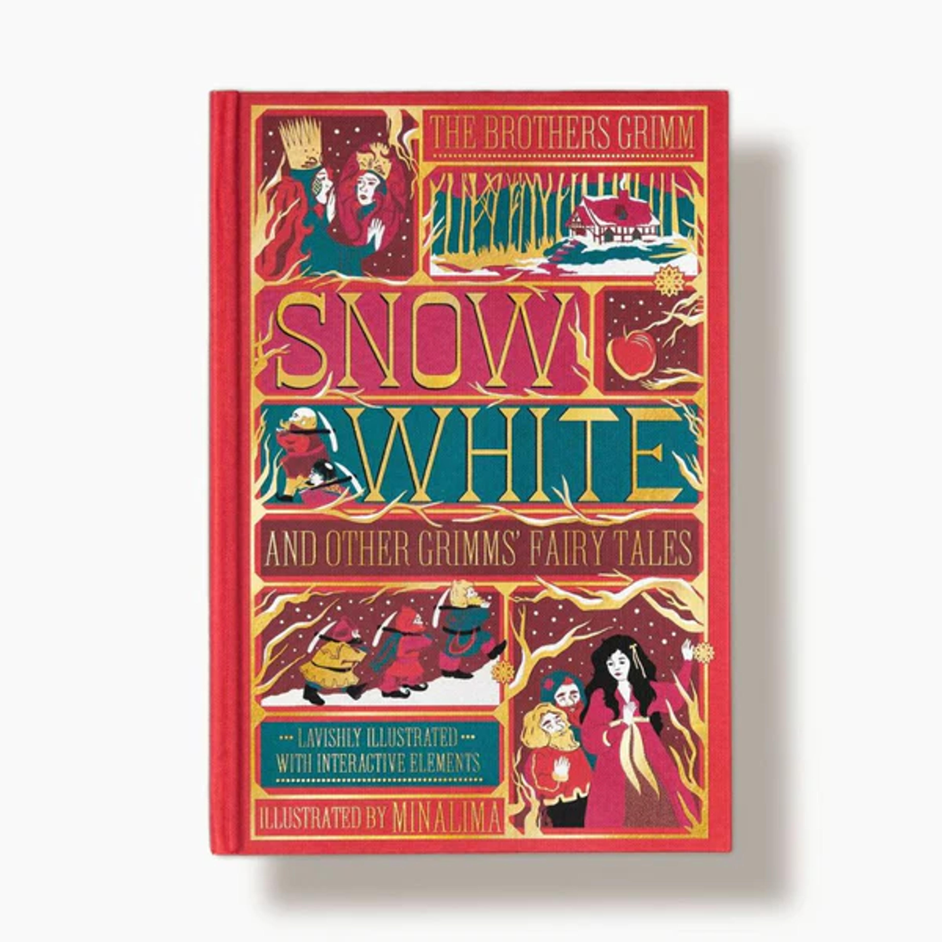 Snow White and Other Grimms' Fairy Tales (Illustrated with Interactive Elements)