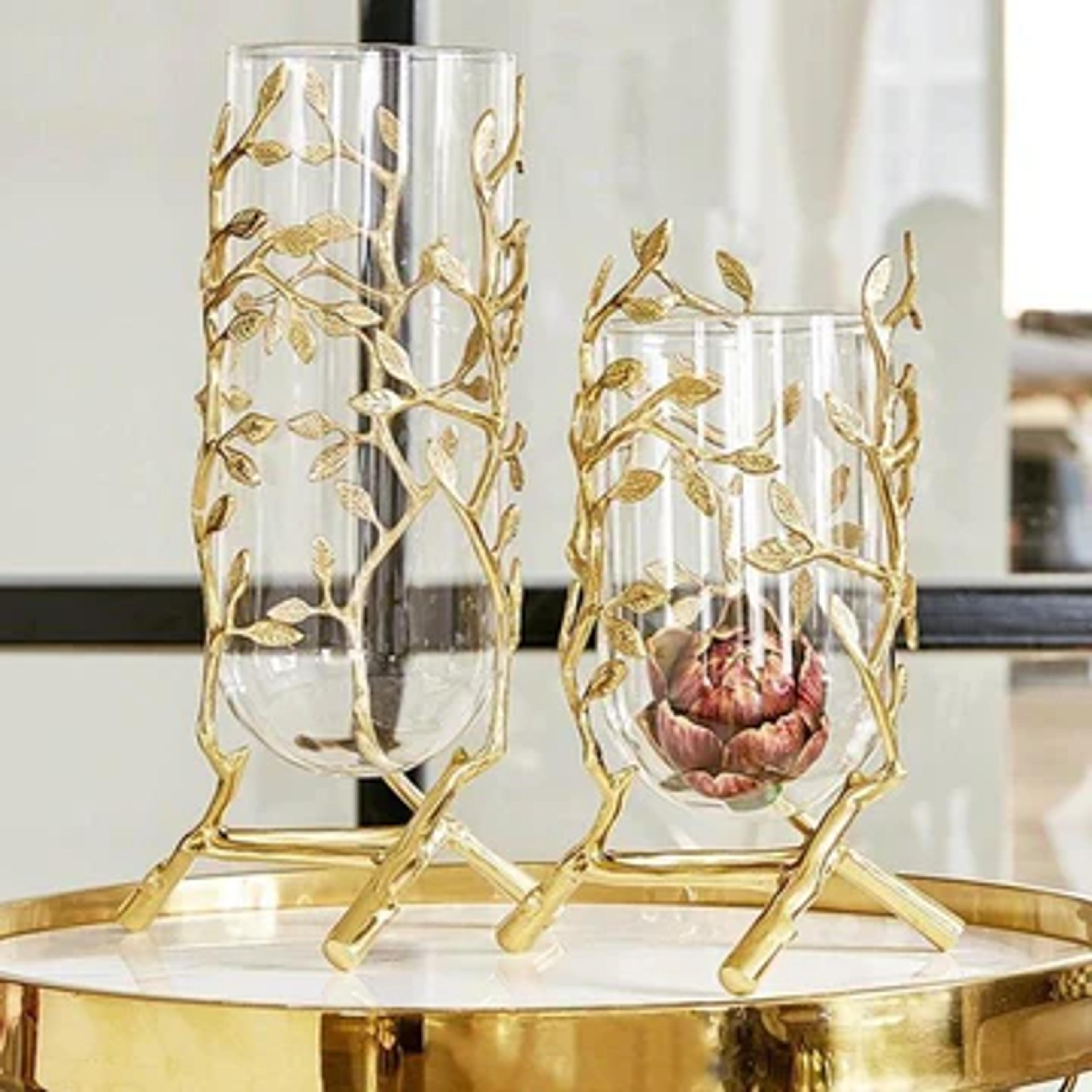 Golden Leaf Vase – bloomlyn