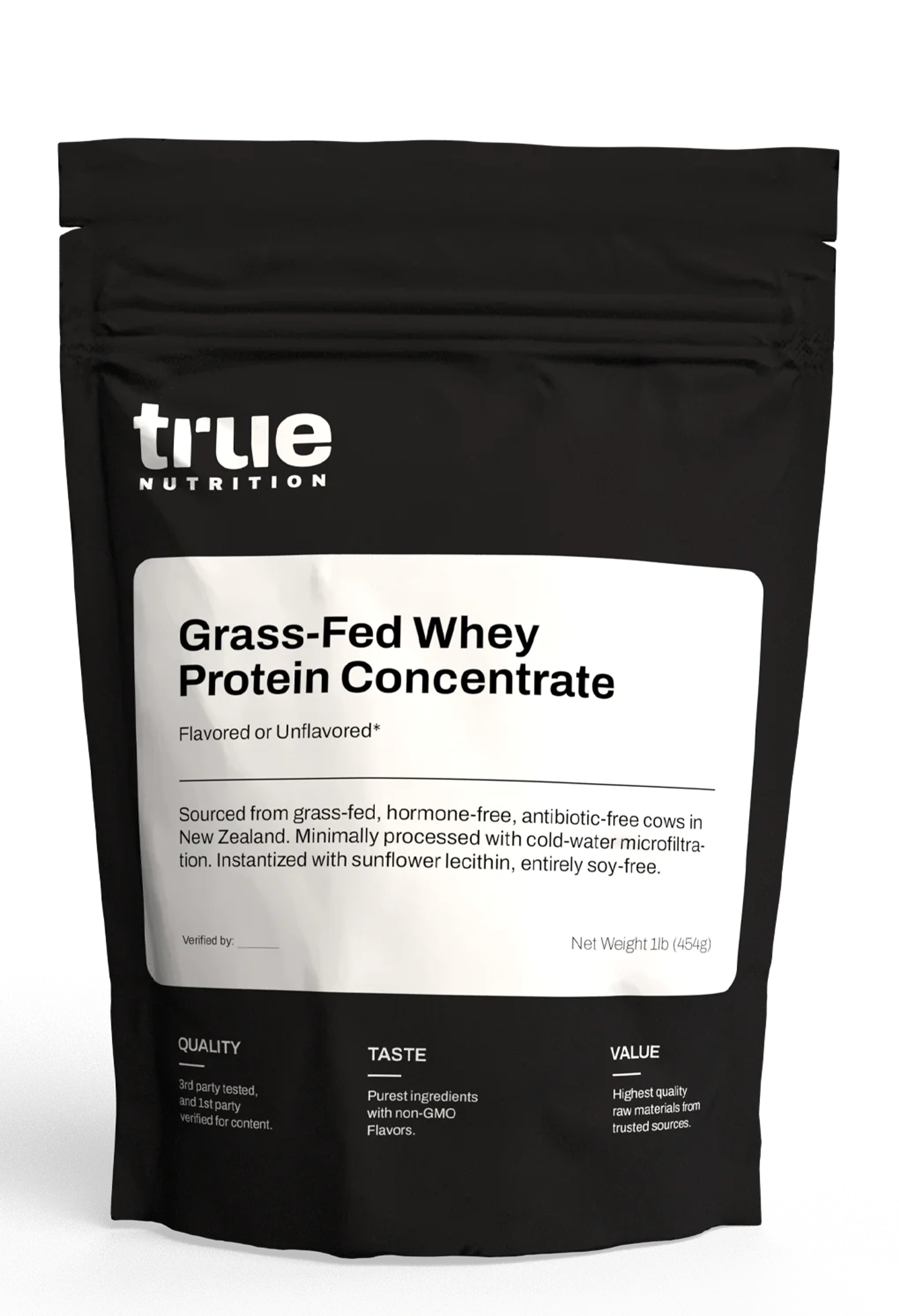 True Nutrition | Grass-Fed Whey Protein Concentrate (1lb)