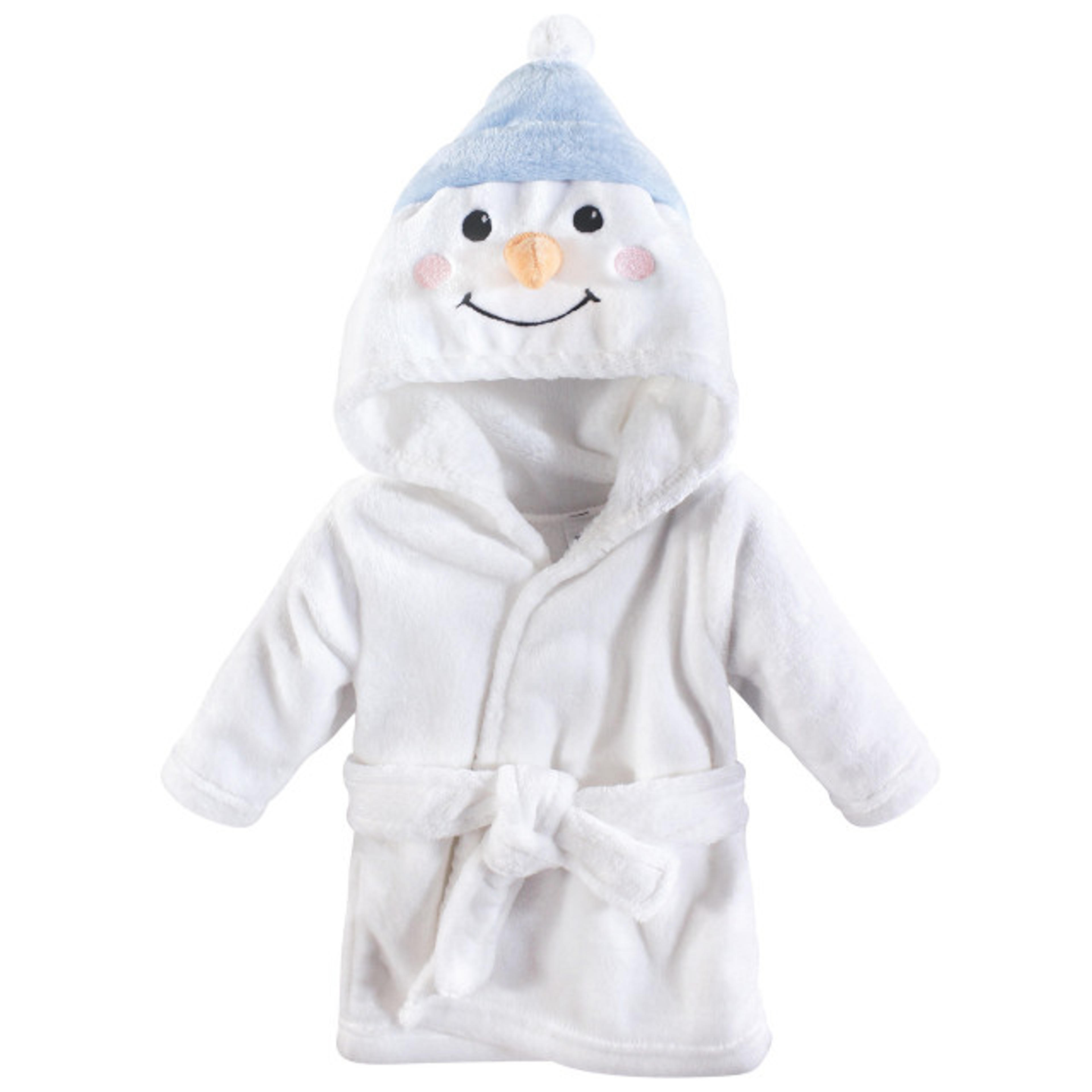 Hudson Baby Plush Bathrobe, Snowman, 0-9 Months | Baby and Toddler Clothes, Accessories and Essentials