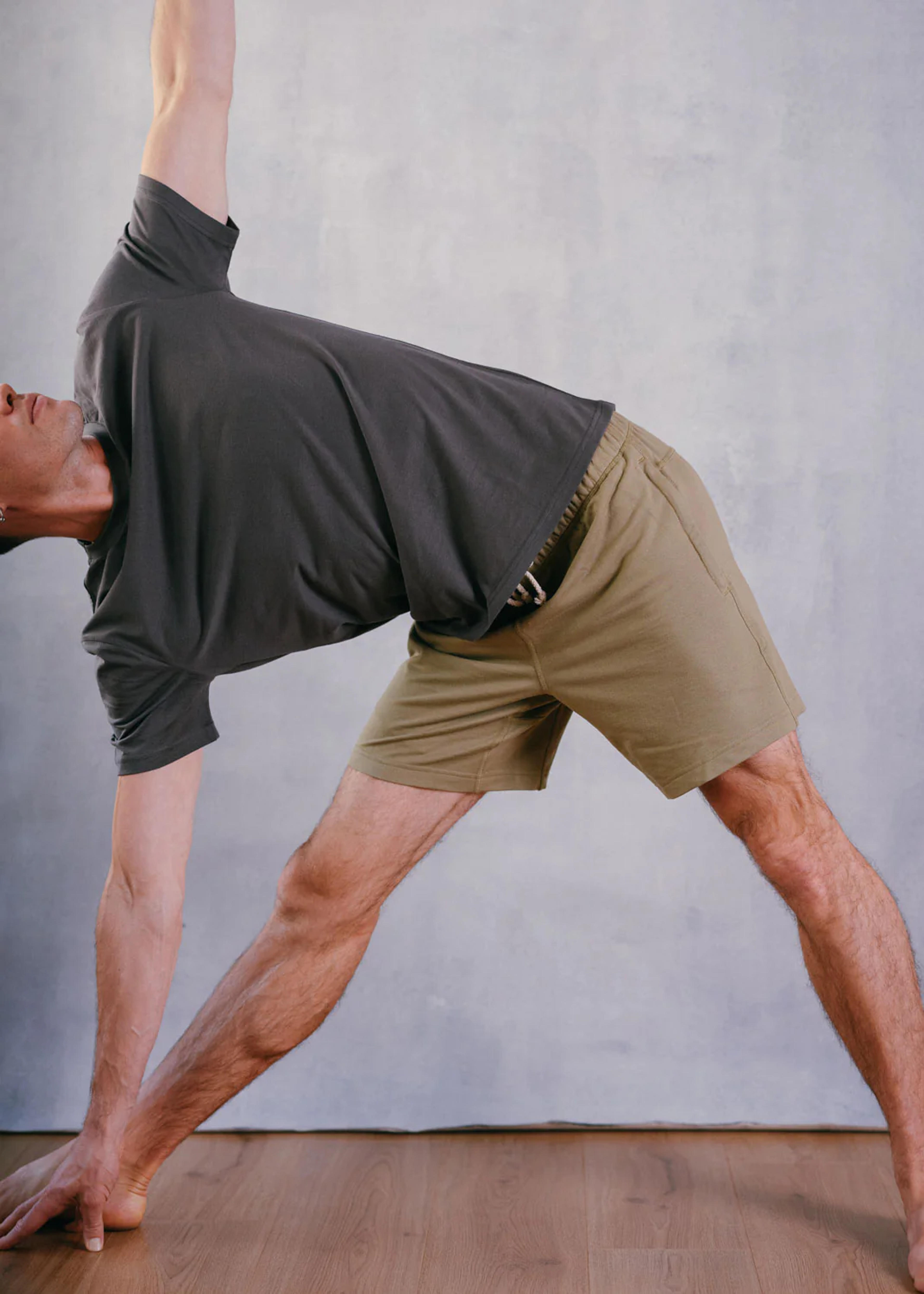 Solace Yoga Shorts - Sage | Men's Yoga Shorts