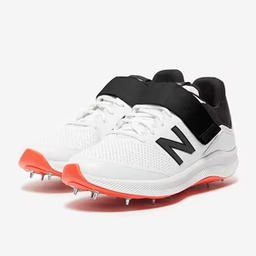 New Balance CK4040 Cricket Shoe - White/Black/Red - Mens Shoes