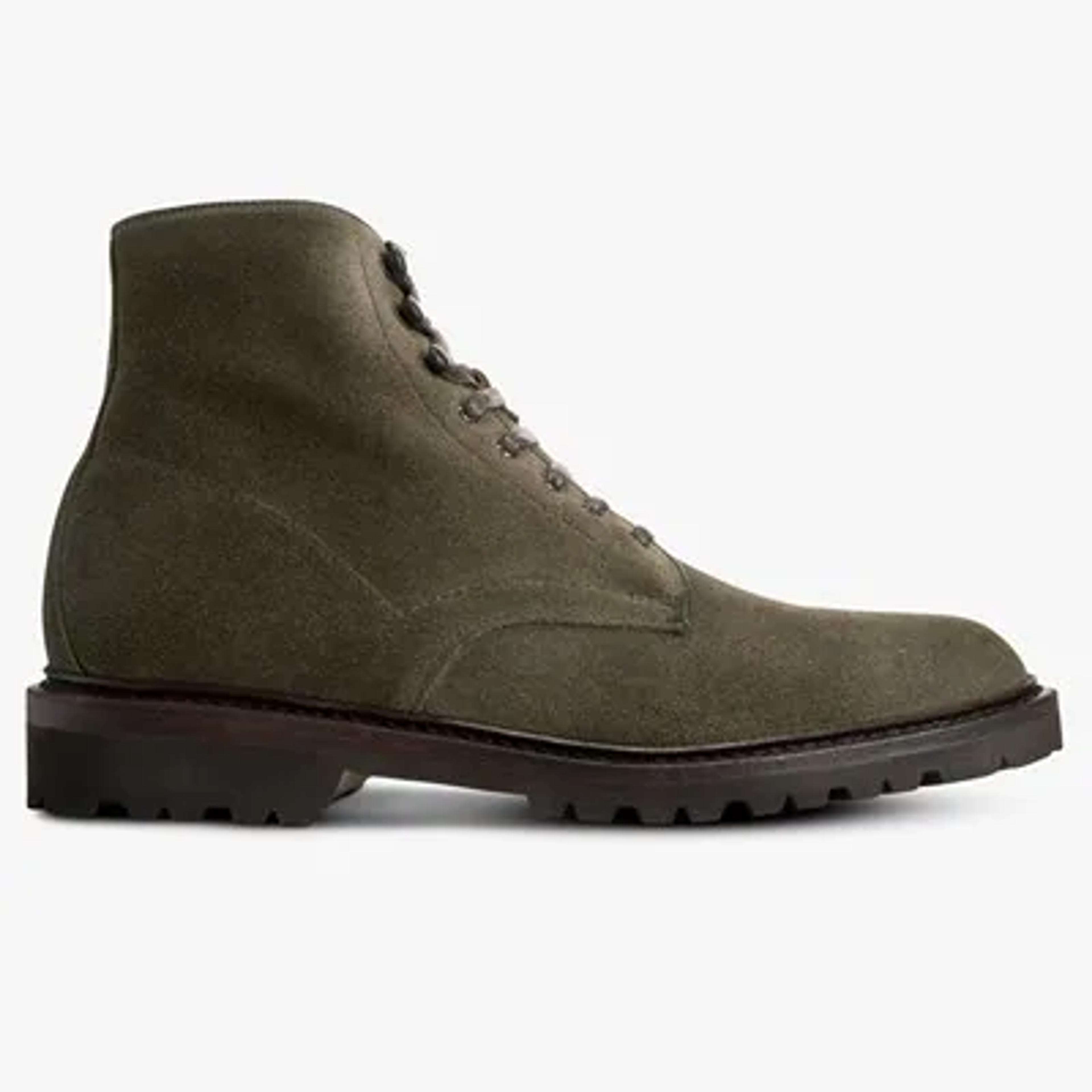 Higgins Mill Suede Boot with Lug Sole | Men's Boots | Allen Edmonds