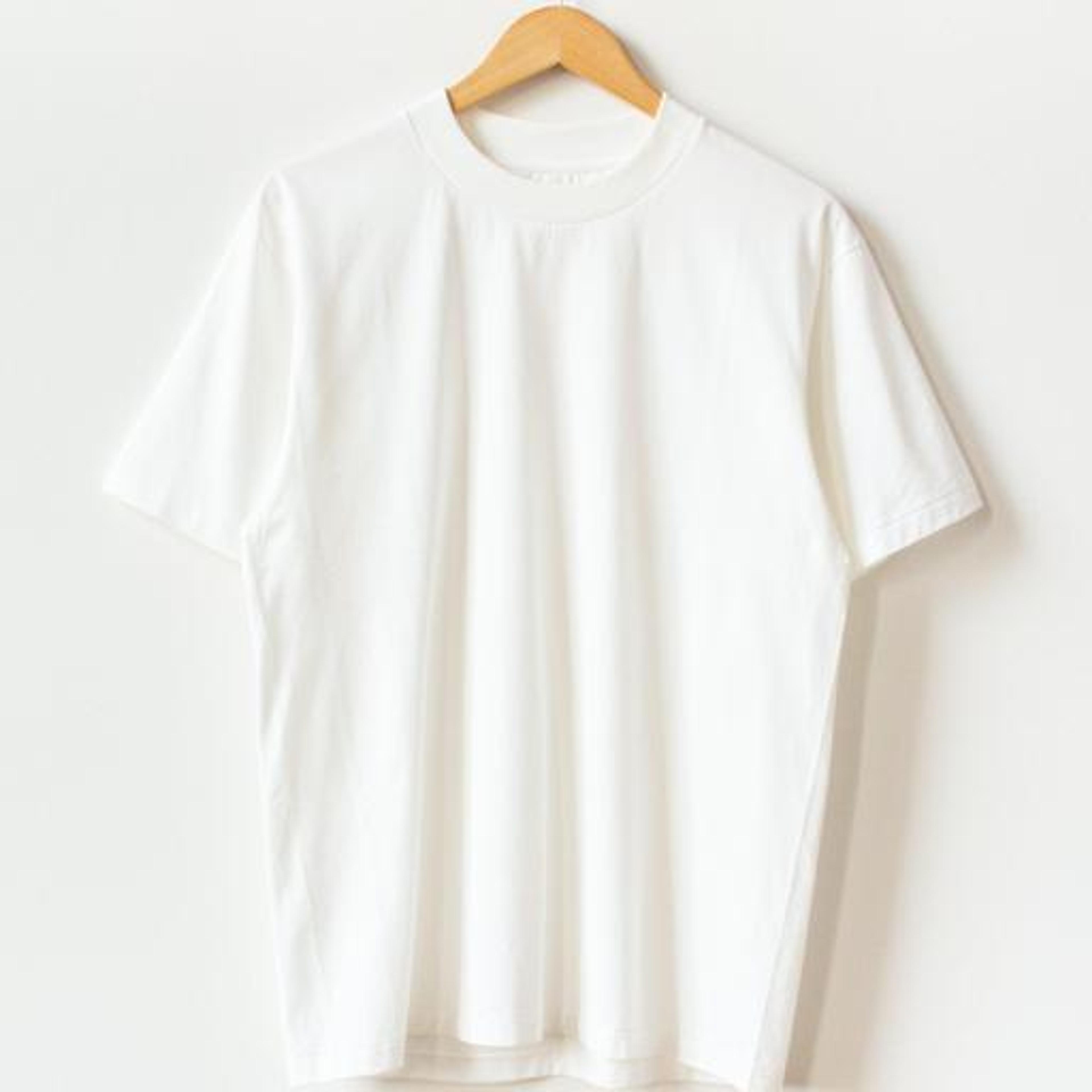 Suvin Supima Crewneck Tube Tee - White | Man