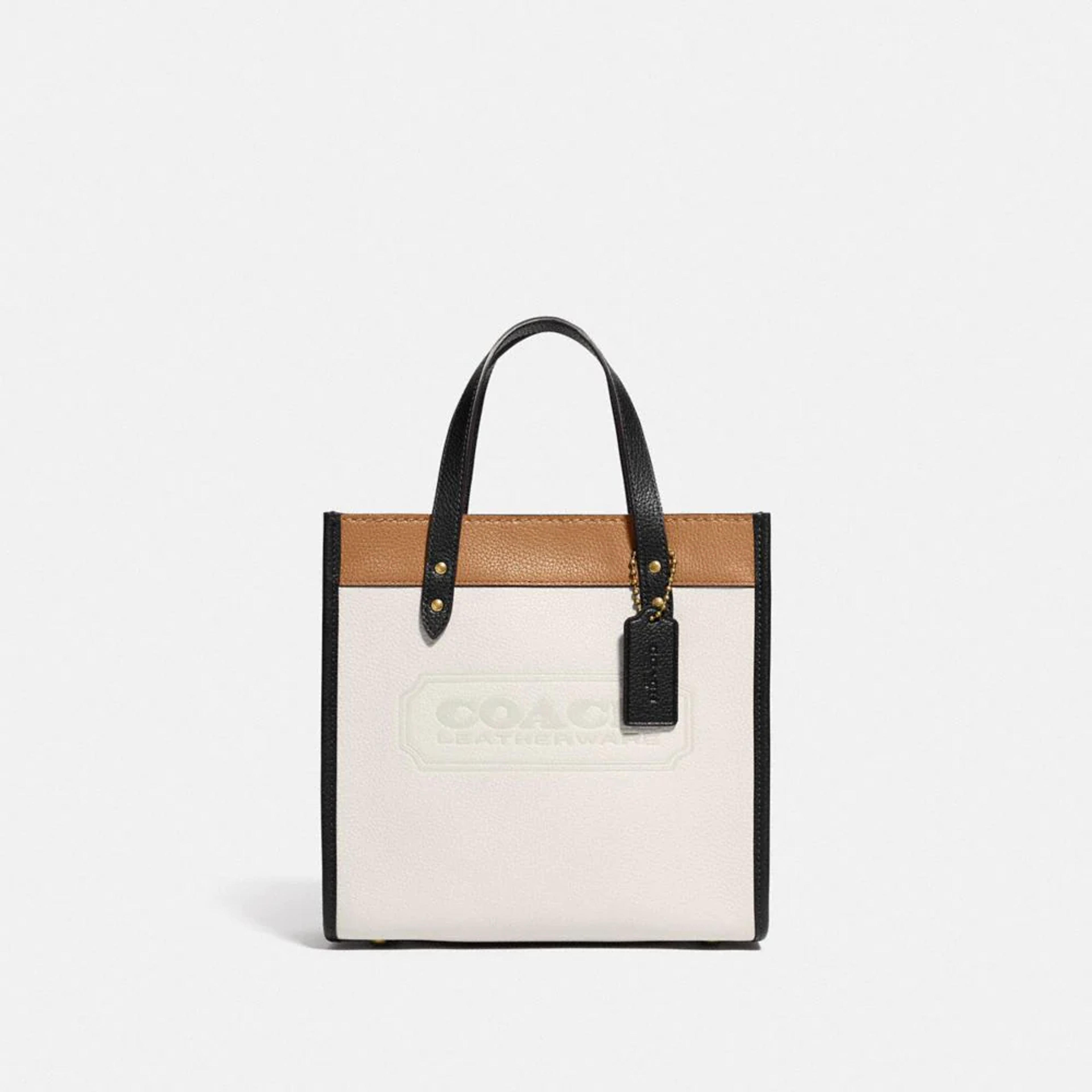 Field Tote 22 In Colorblock With Coach Badge