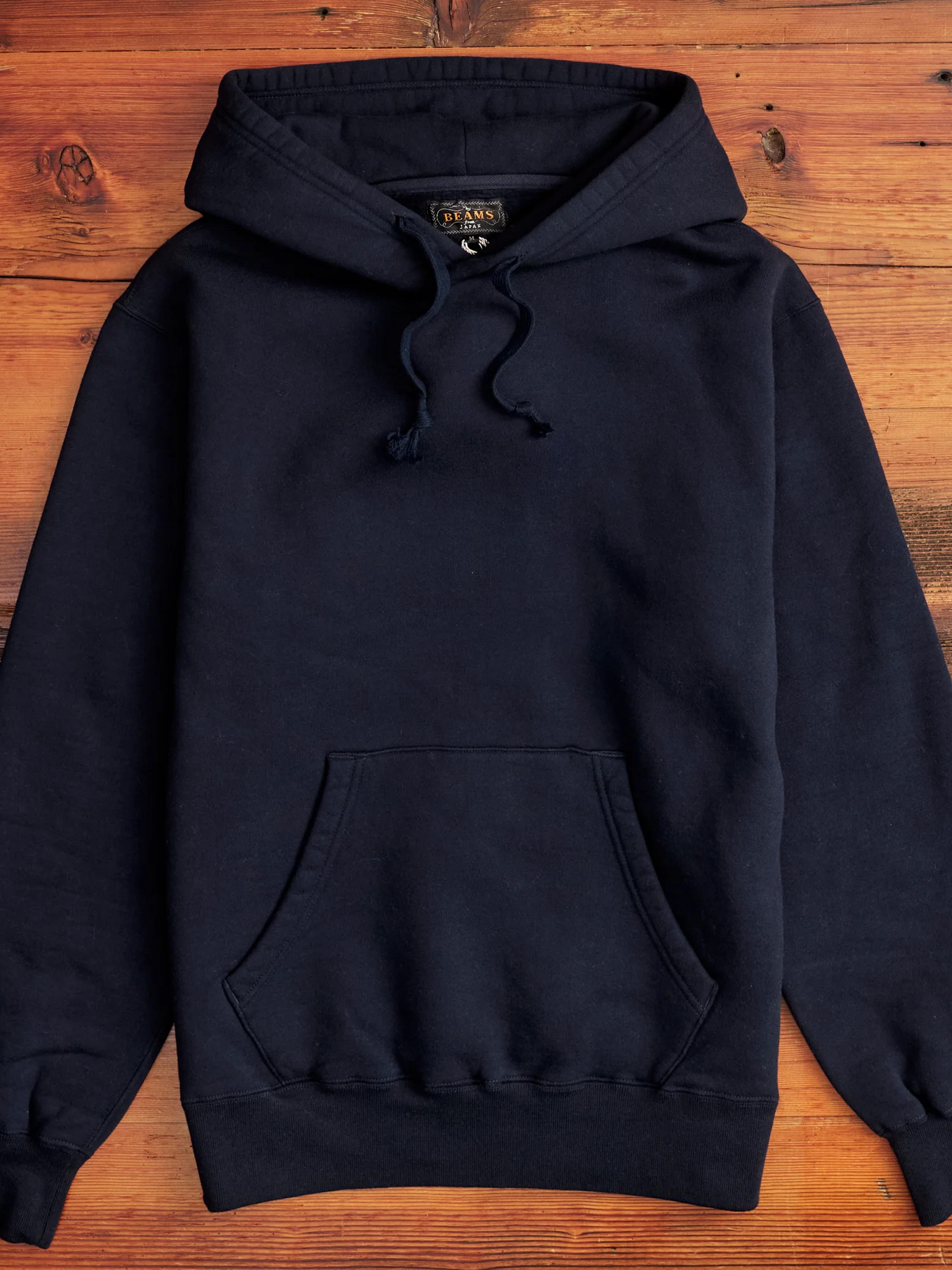 Japan-Made Fleece Hoodie in Navy – Blue Owl Workshop