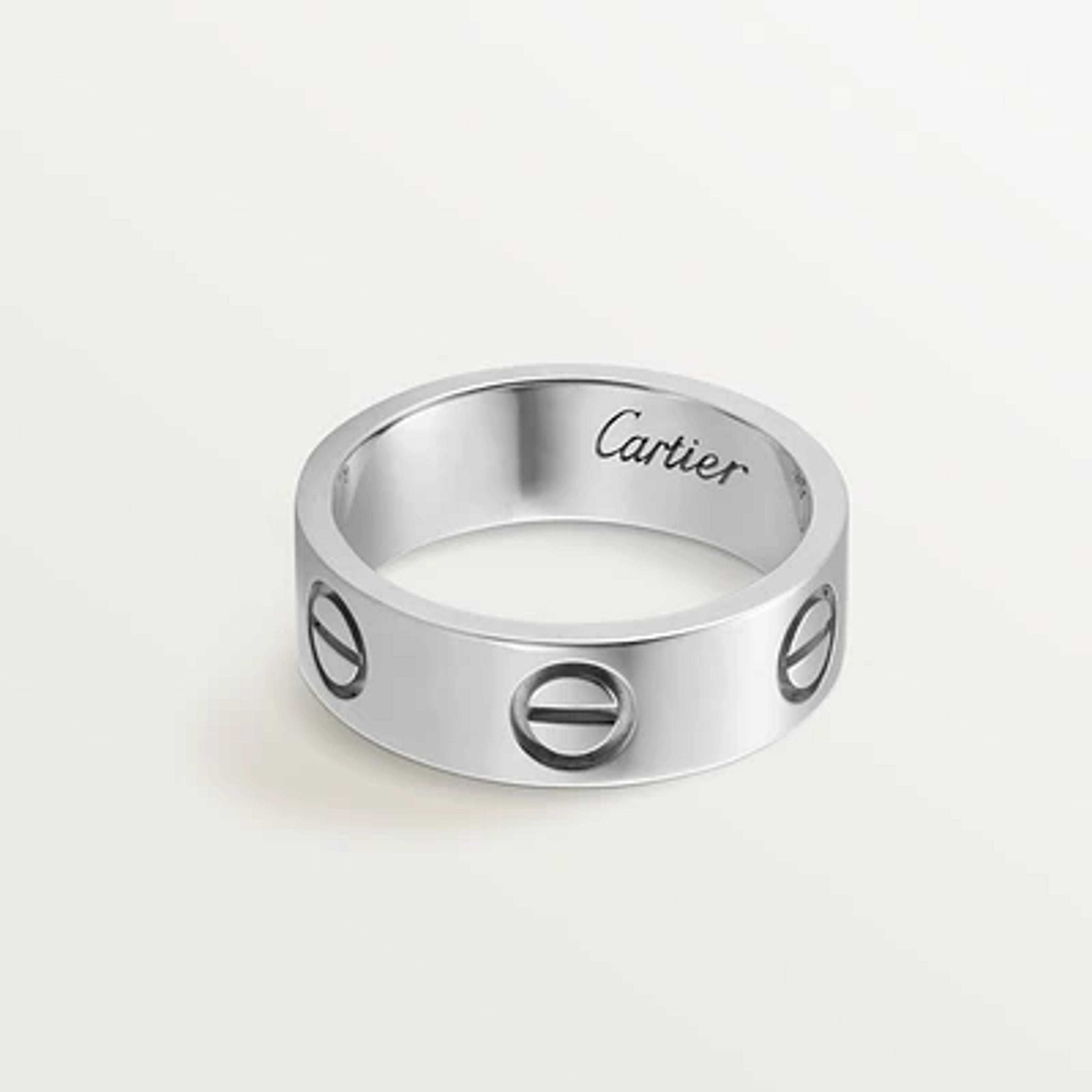 CRB4084700 - LOVE ring - White gold - Cartier