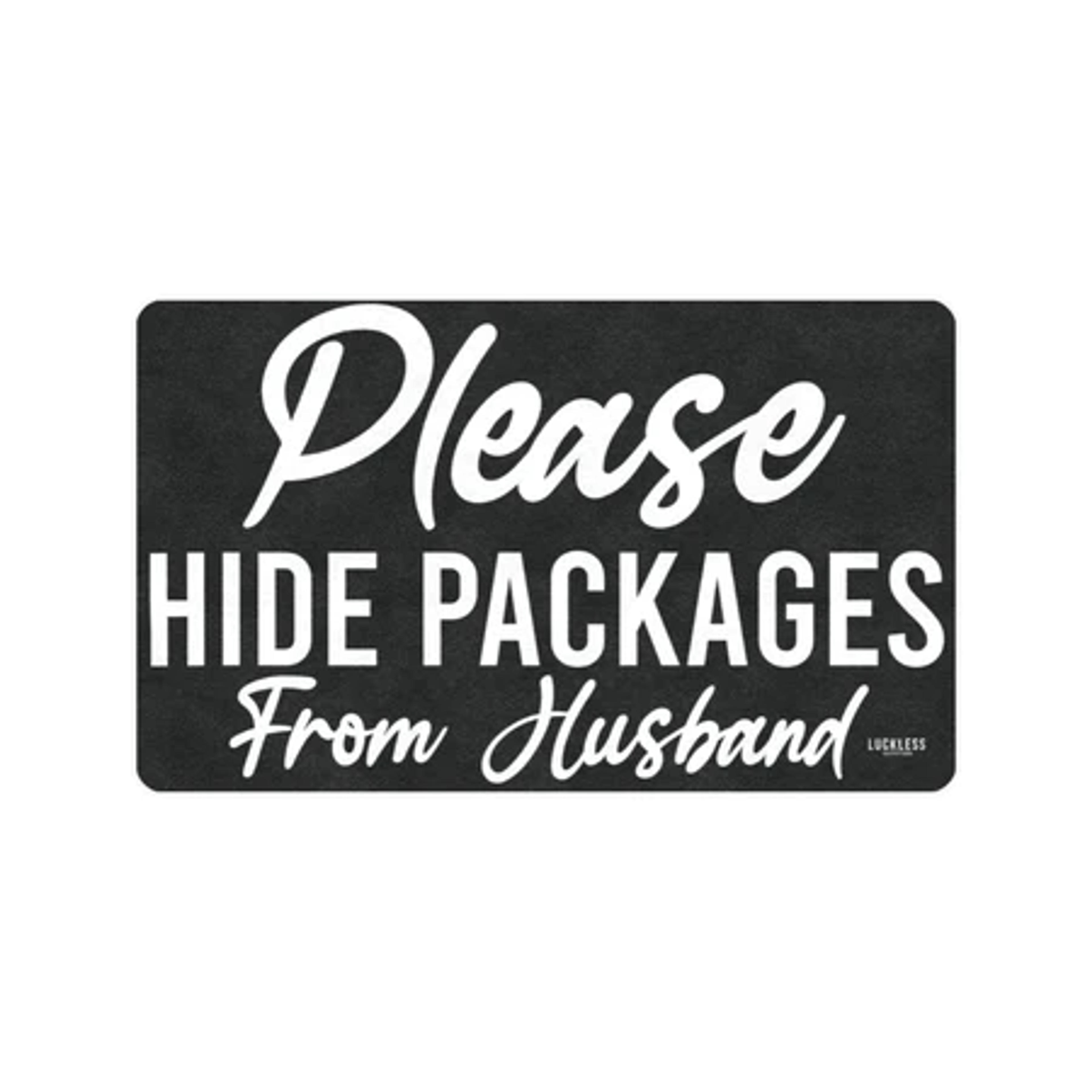 Hide Packages from Husband | Door Mat