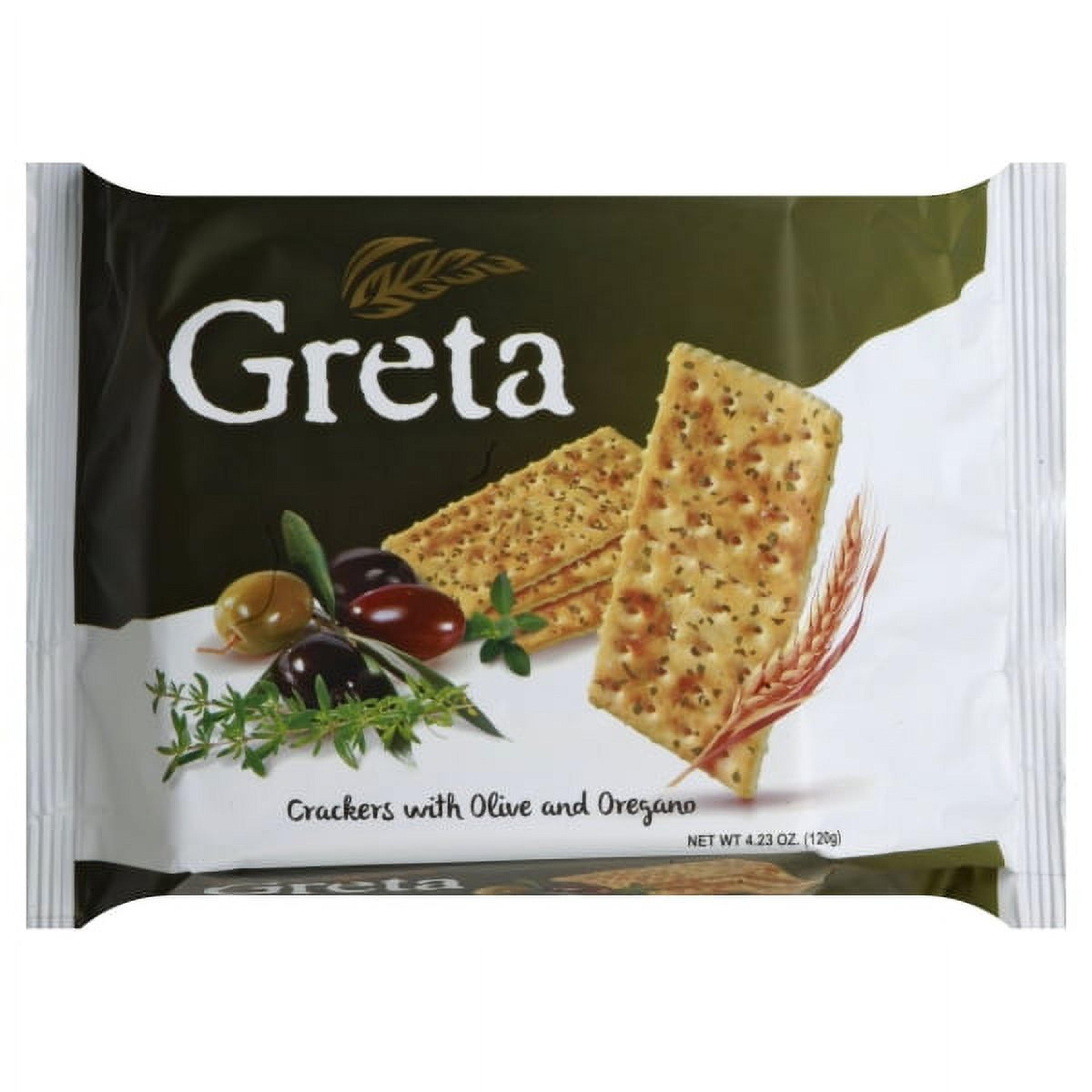 Greta Crackers with Olive and Oregano, 2 Pack, 4.23 oz each - Walmart.com
